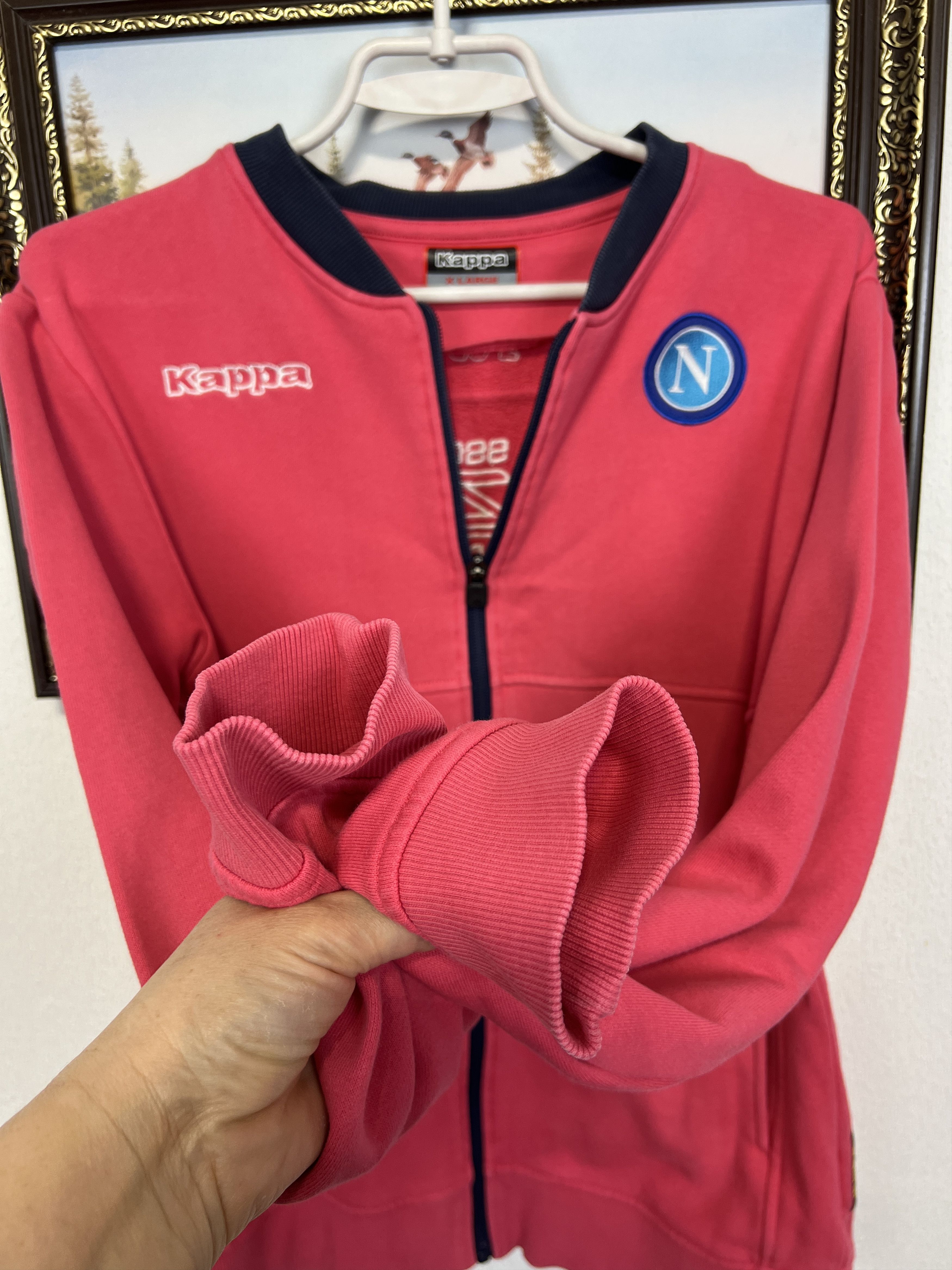 Kappa Vintage Kappa Napoli Football Jacket Track Top Soccer Rare Size XL / US 12-14 / IT 48-50 - 7 Thumbnail
