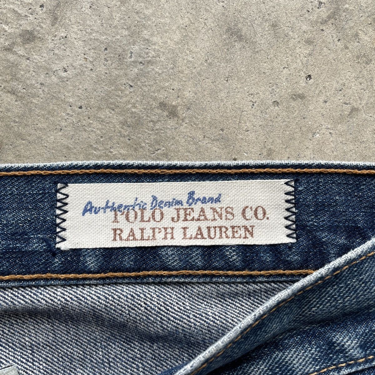 Ralph Lauren Vintage Polo Ralph Lauren Baggy Jeans Faded Denim Pants W33 Size US 33 - 7 Thumbnail