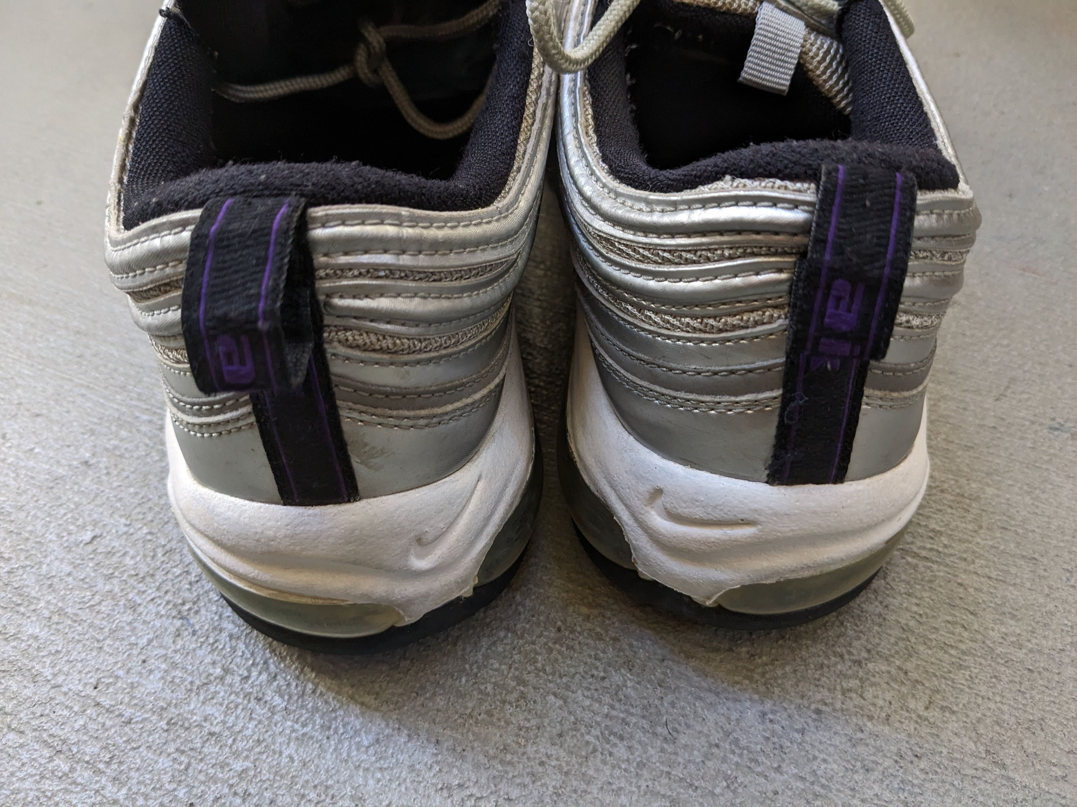 Nike Nike Air Max 97 Silver Purple Size 9 312461-003 2010 Size US 9.5 / EU 42-43 - 14 Thumbnail