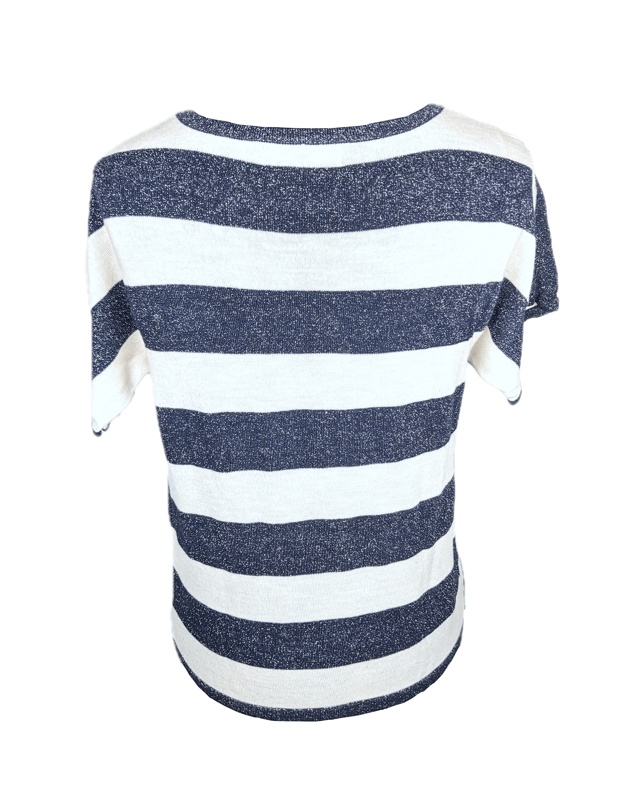 Ellen Tracy Ellen Tracy Sparkle Striped Top Size S / US 4 / IT 40 - 4 Thumbnail