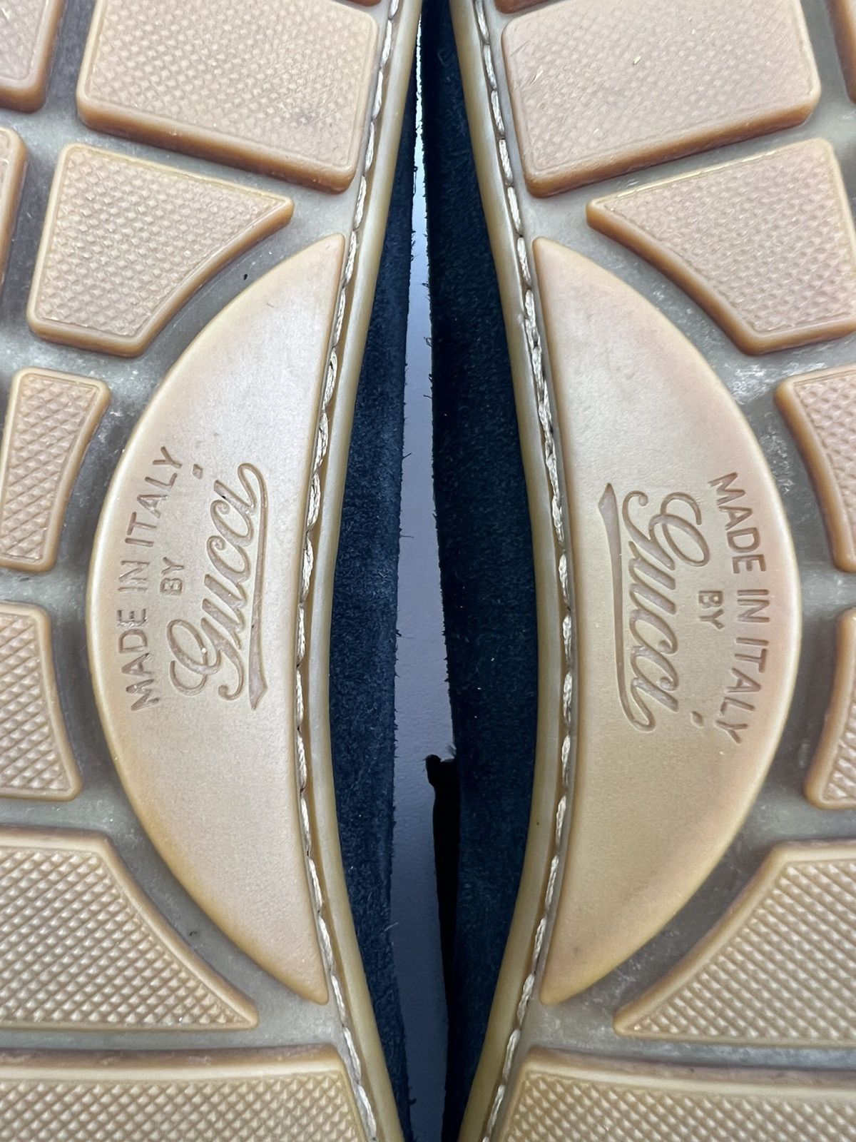 Gucci GUCCI Suede Driving Moccasins GG Logo Size US 12 / EU 45 - 14 Thumbnail