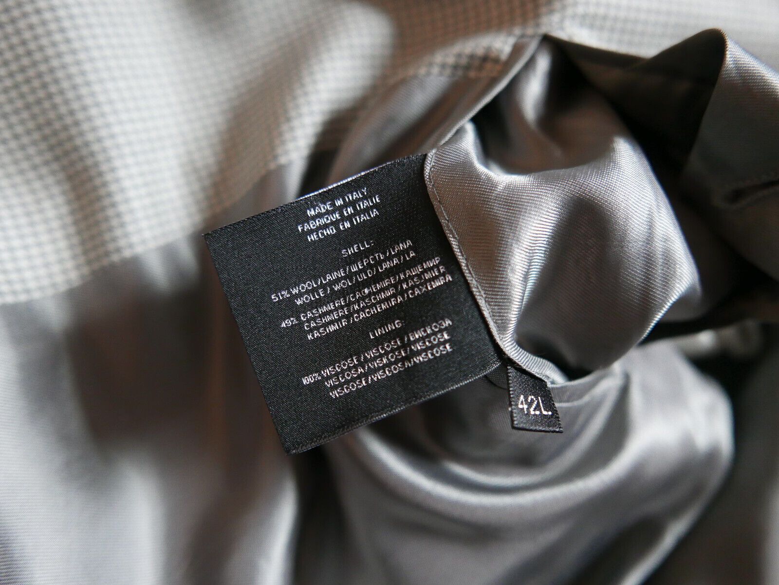 Ralph Lauren Black Label Ralph Lauren Black Label Blazer Jacket Wool Cashmere 42L Size 42L - 4 Thumbnail