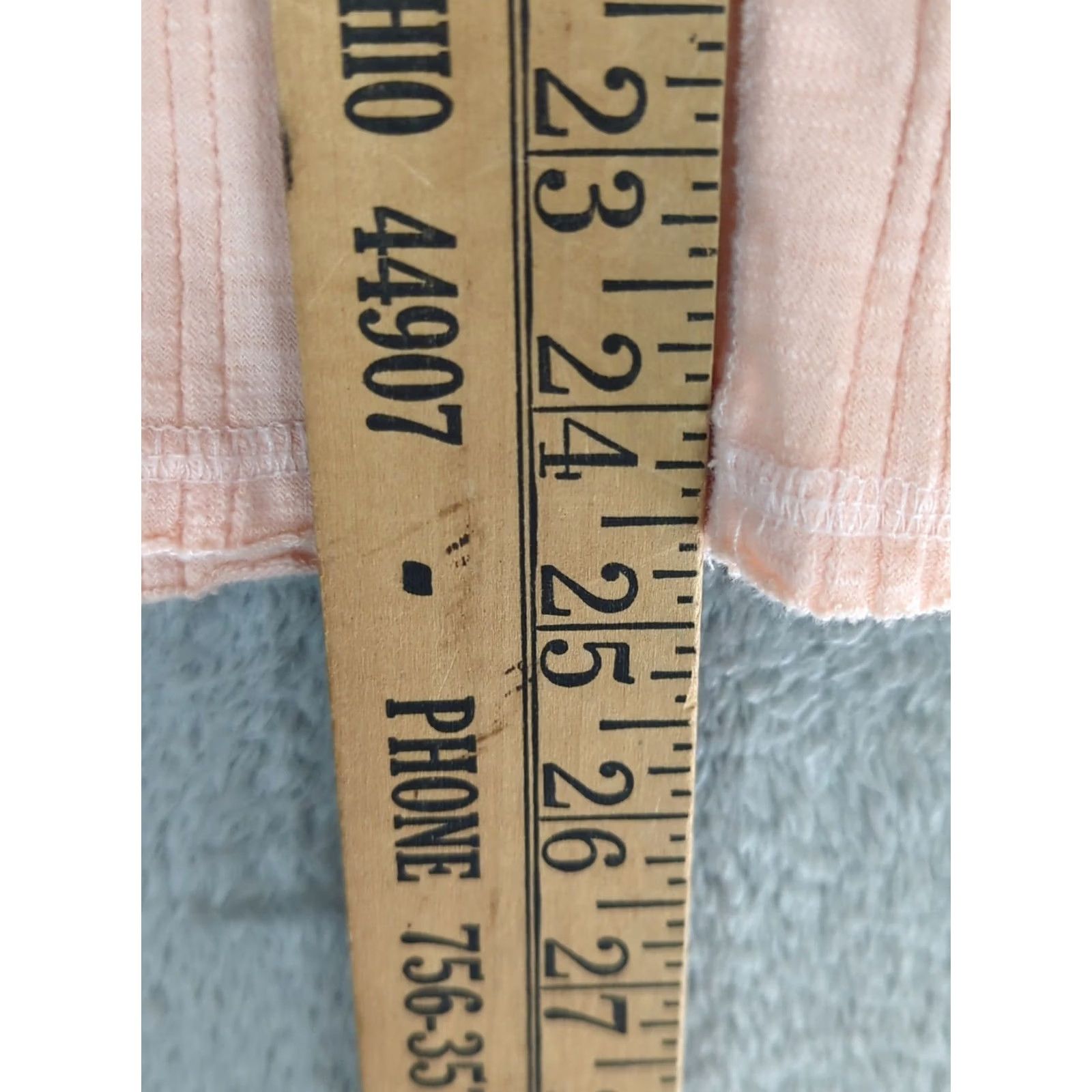 Free People VINTAGE? No. Free People Top Tie Dye Long Sleeve Ribbed Peachy Pink Small Womens Bohemian Hippie Shirt Regular Size S Size S / US 4 / IT 40 - 7 Thumbnail