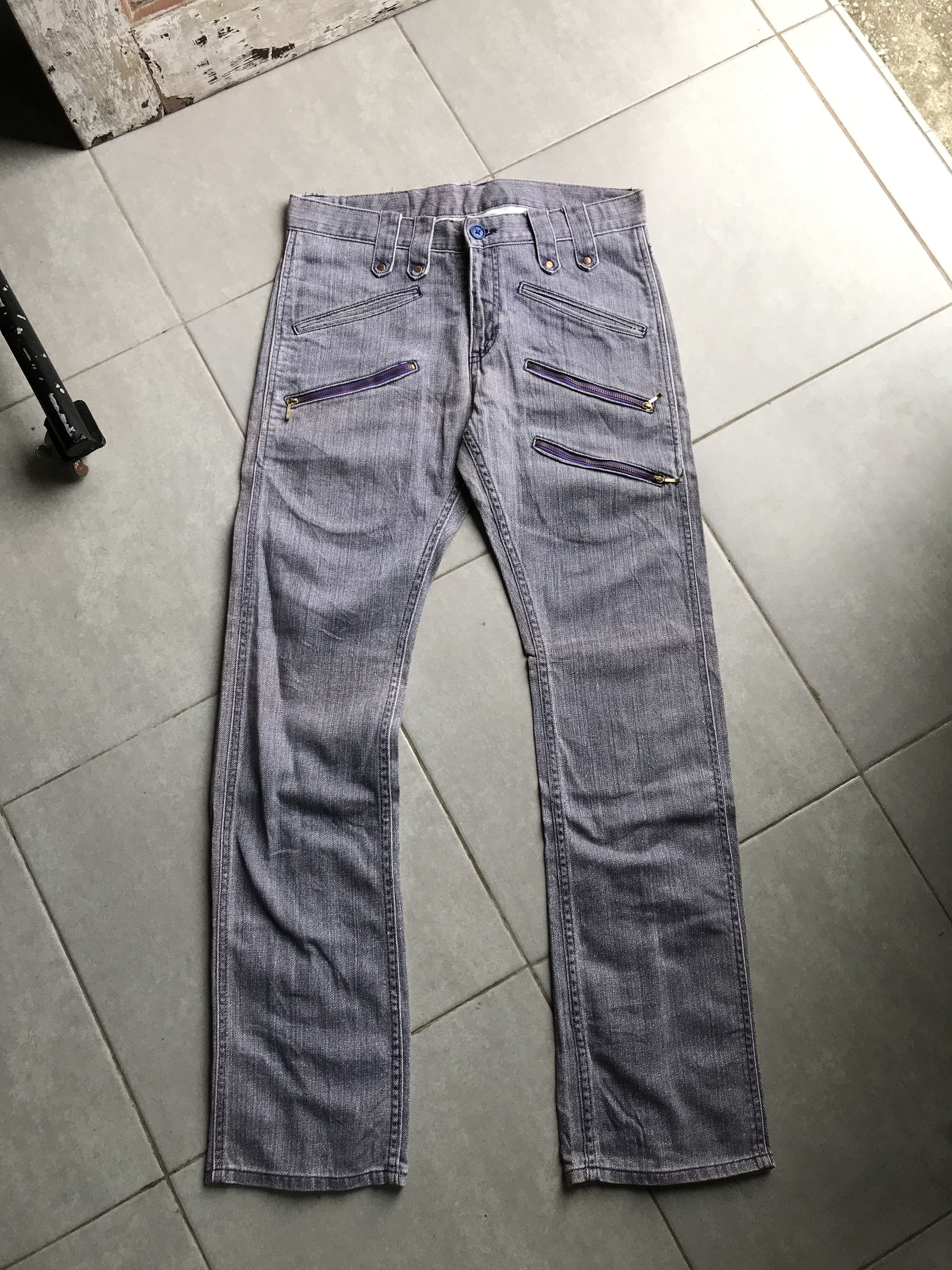 Beams Japan Beams multi zipper jeans Size US 32 / EU 48 - 2 Thumbnail