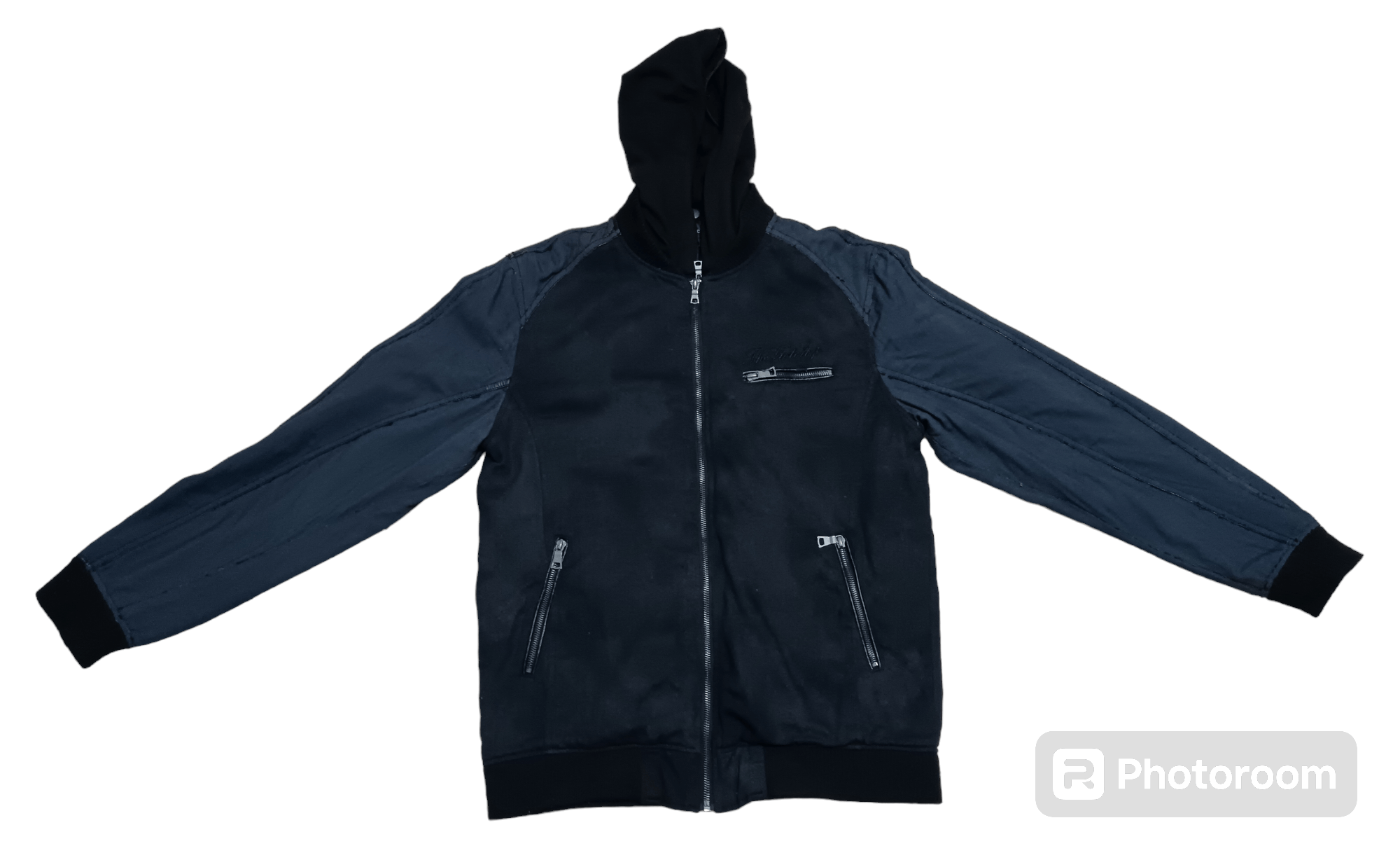 14th Addiction IN THE ATTIC HOMME REMOVABLE HOODIE VARSITY JACKET Size US L / EU 52-54 / 3 - 2 Thumbnail