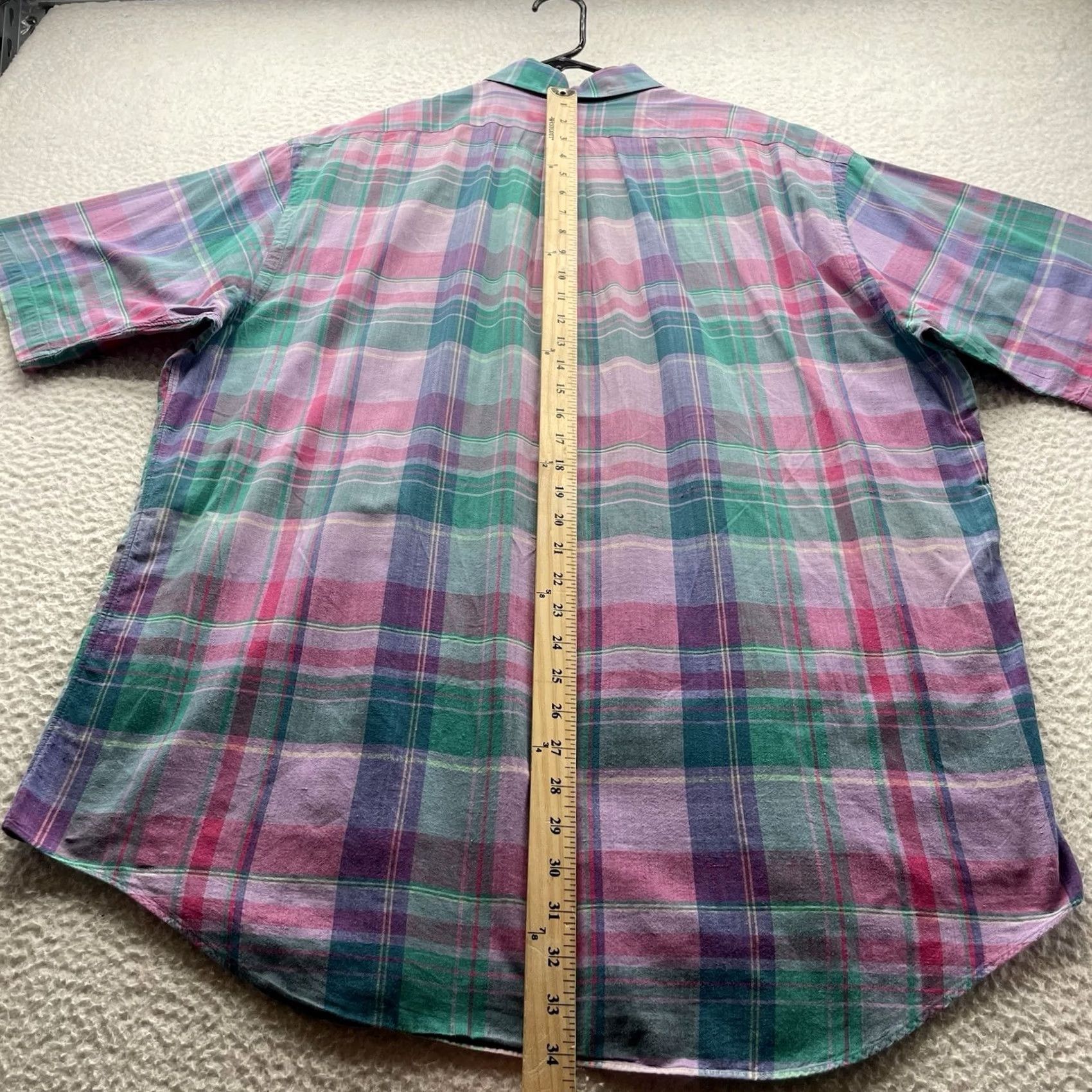 Polo Ralph Lauren Polo Ralph Lauren Shirt Mens Large L Golf Crest Plaid Purple Teal Preppy Size US L / EU 52-54 / 3 - 5 Thumbnail