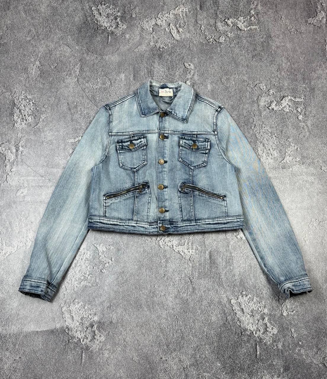 If Six Was Nine Y2K Rare Denim Washed Jacket 2000s Streetwear Size M / US 6-8 / IT 42-44 - 1 Thumbnail