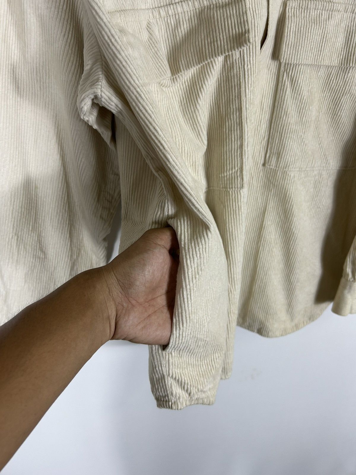 GU × Japanese Brand 🔥GU Corduroy Button Baggy Chore Shirt Jacket Size US M / EU 48-50 / 2 - 8 Thumbnail
