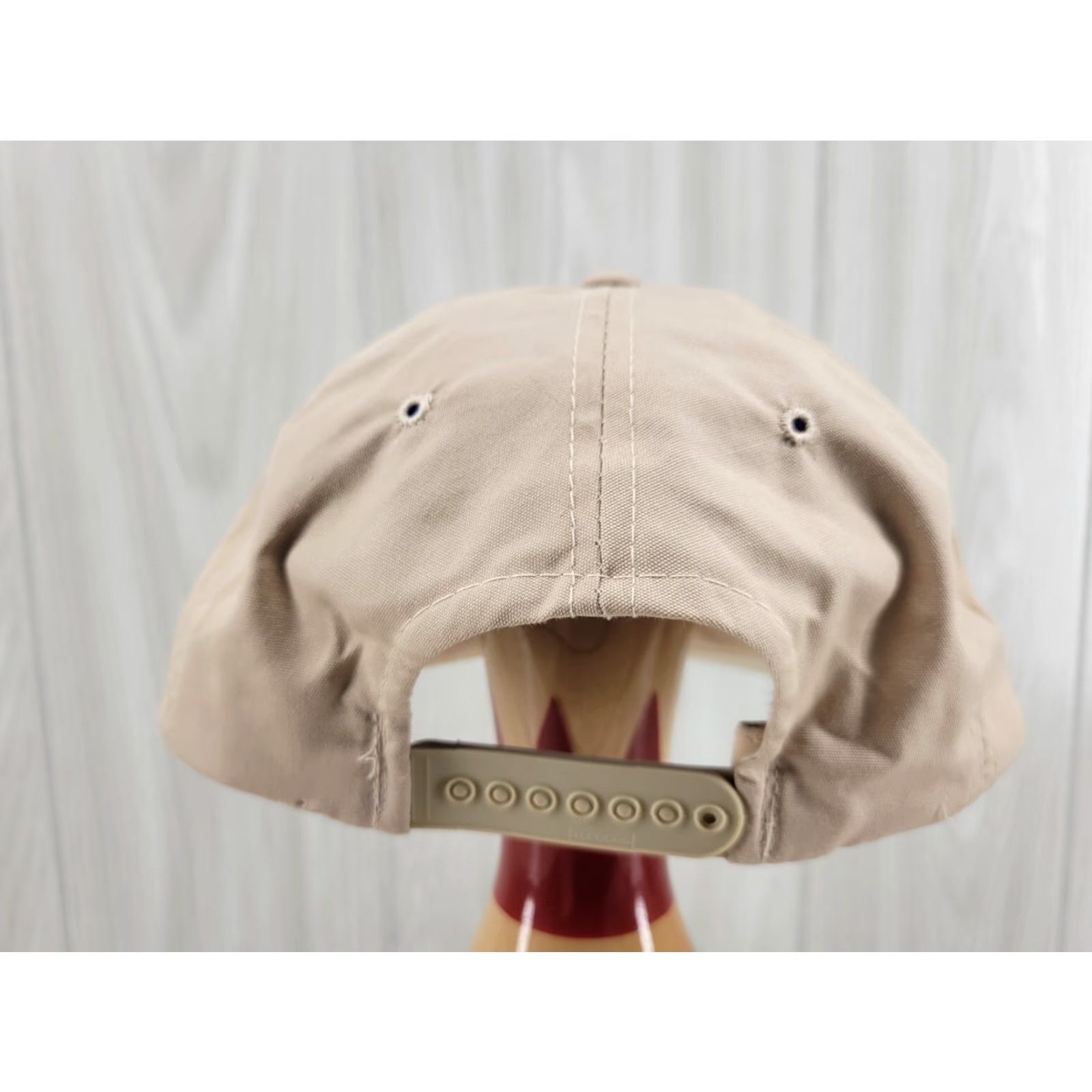 Vintage VINTAGE Limestone Springs Sporting Clays Hat Cap Tan Adjustable Embroidered Snapback Men Sports Cap Tan White Cotton Hat Cap Size ONE SIZE - 7 Thumbnail