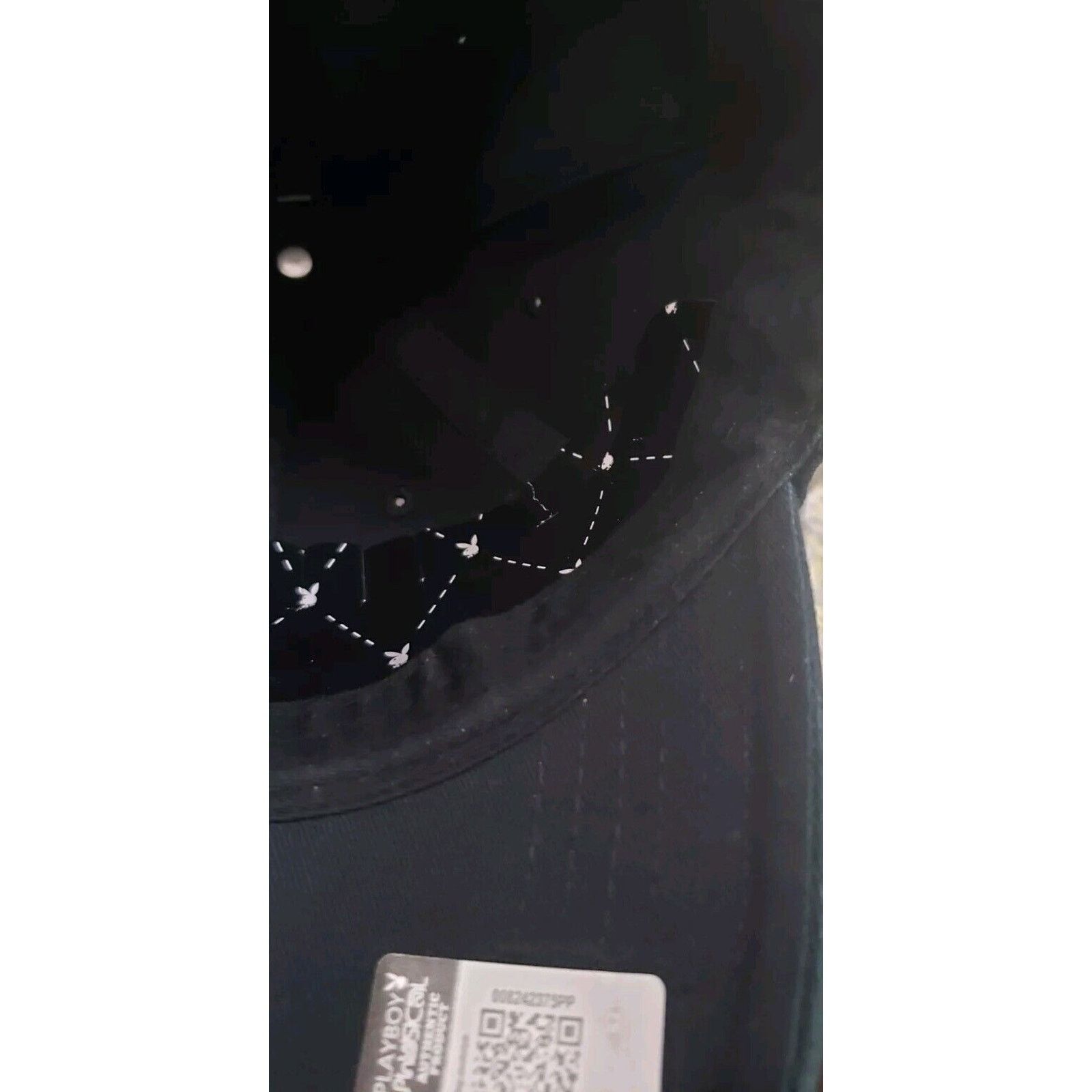 Lids Playboy Hat Cap Dad Hat Strapback Gold Logo Black Bunny Lids Size ONE SIZE - 6 Thumbnail