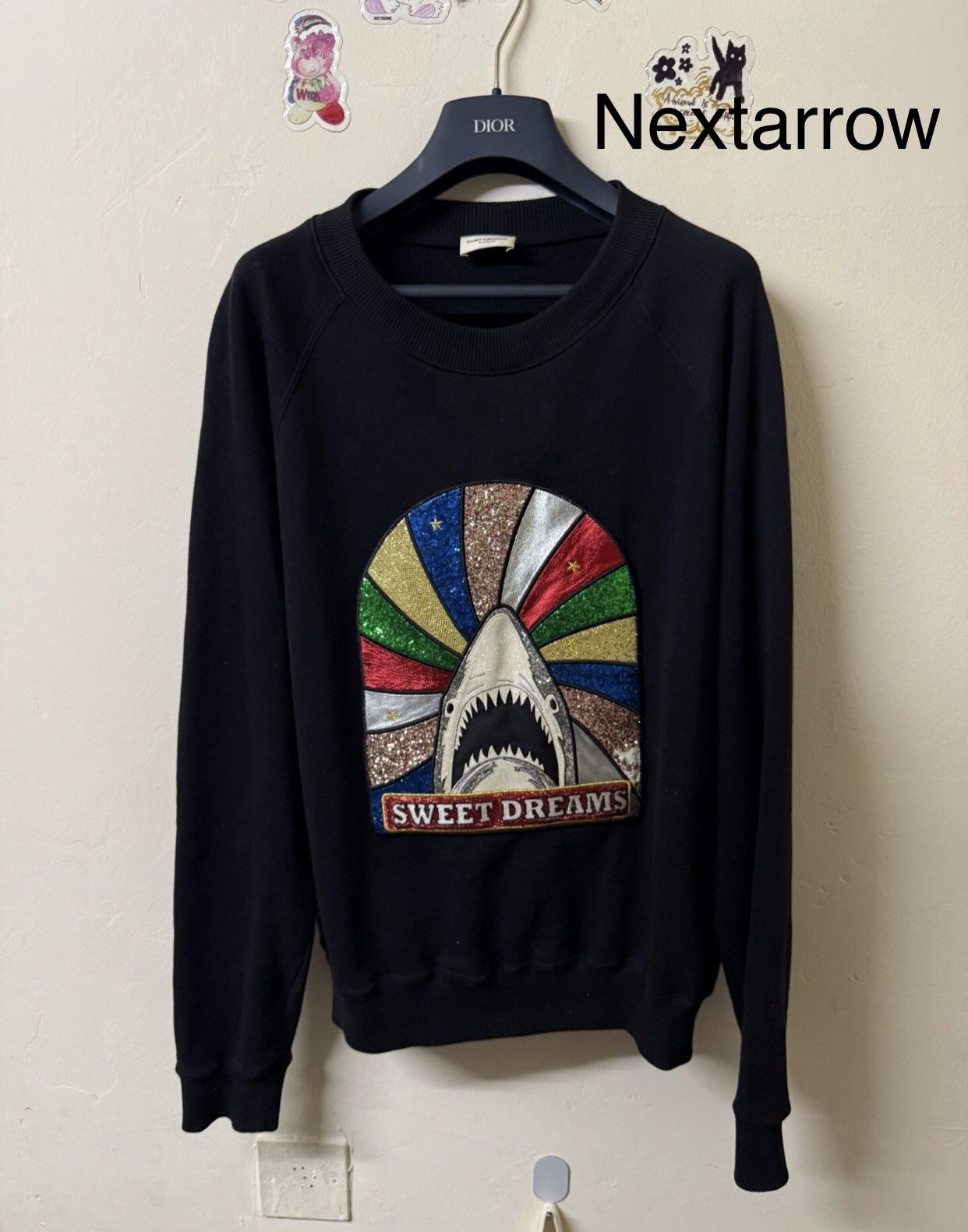 Saint Laurent Paris × Yves Saint Laurent Saint Laurent Shark Hoodie2412-Nextarrow Size US M / EU 48-50 / 2 - 1 Thumbnail