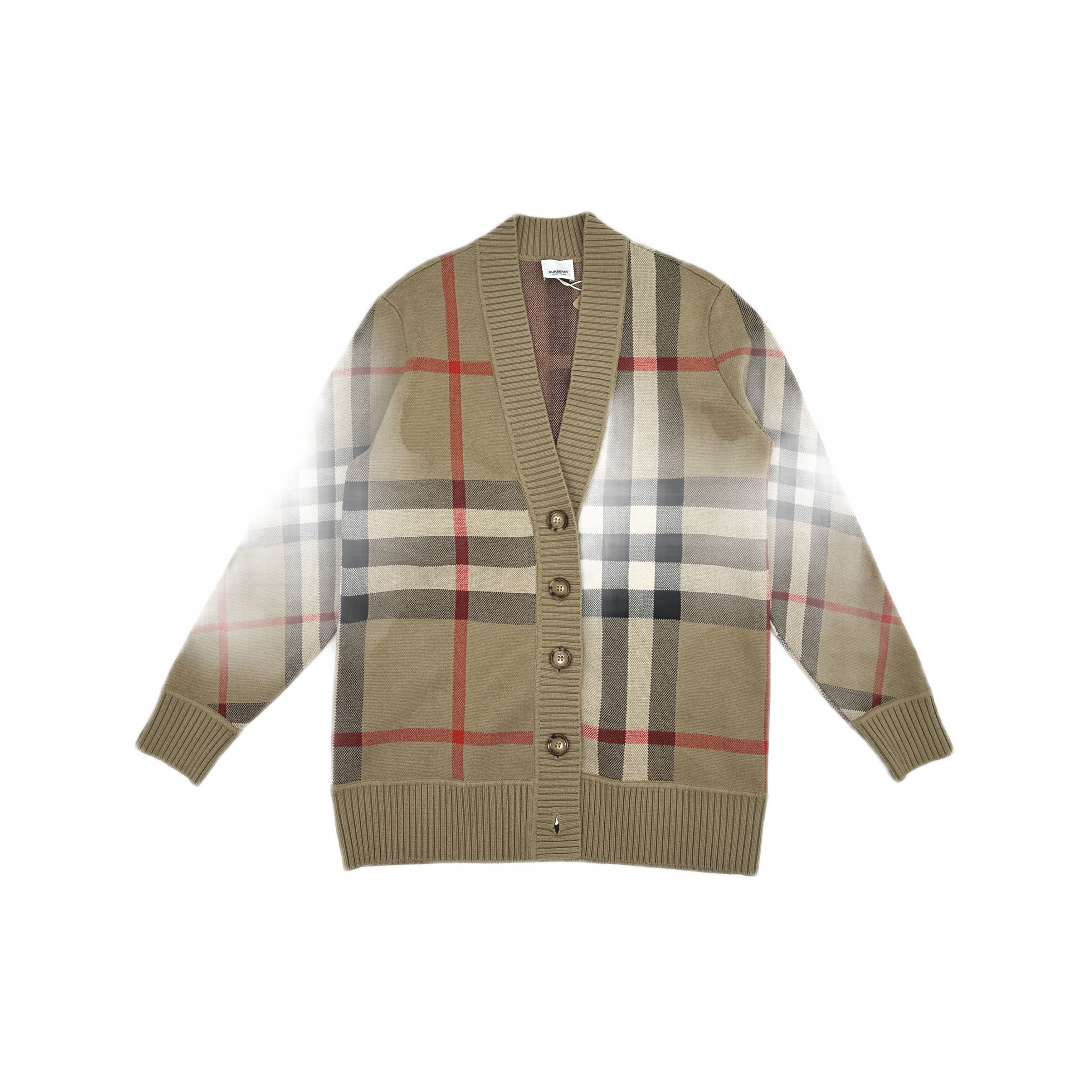 Burberry Burberry Check Jacquard Cardigan Size S Size S / US 4 / IT 40 - 1 Thumbnail