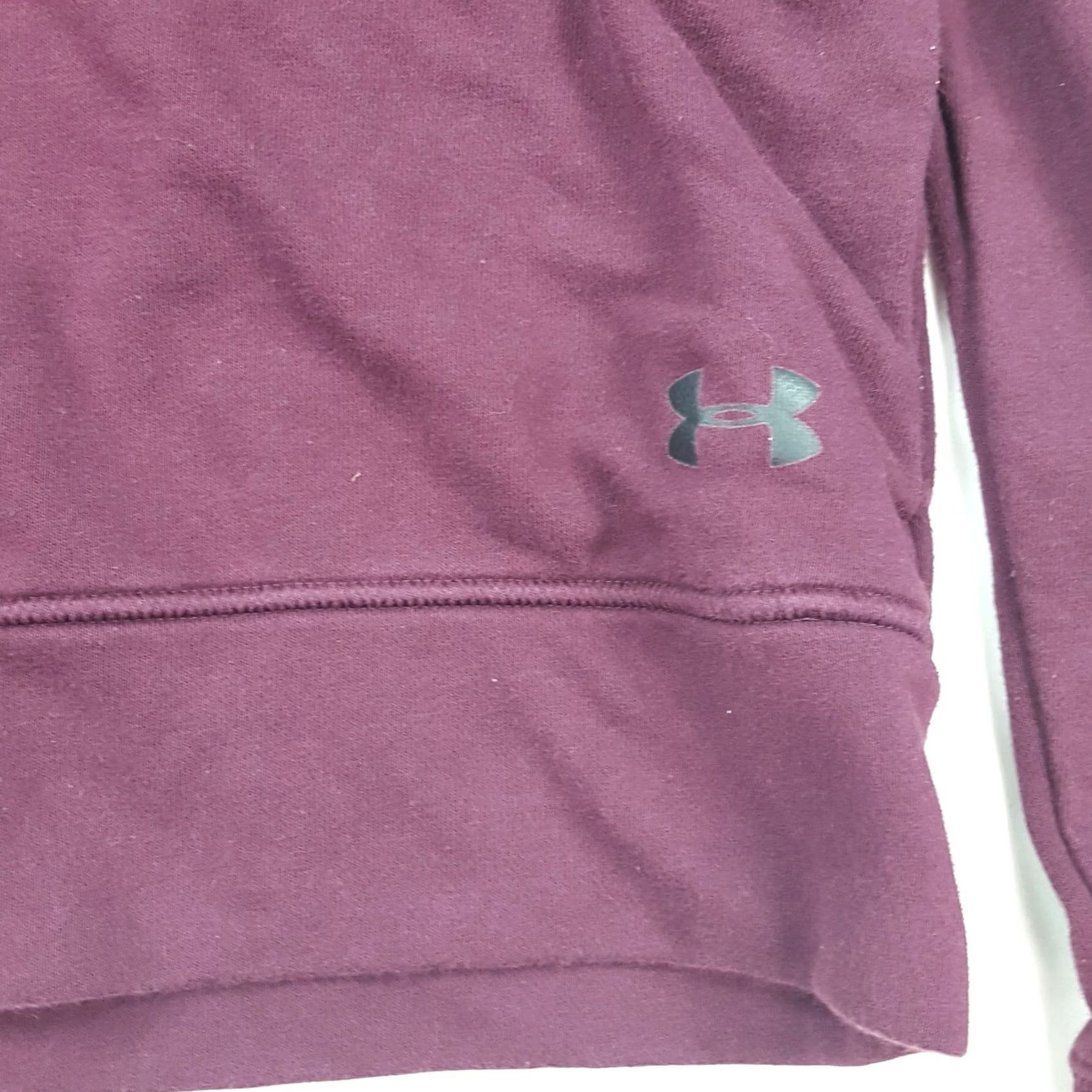 Under Armour Under Armour Hooded Loose Fit Women's M Zip Up Sweatshirt Outdoor Jacket Long Sleeve Red Sweatshirt Hoodie Size M / US 6-8 / IT 42-44 - 5 Thumbnail