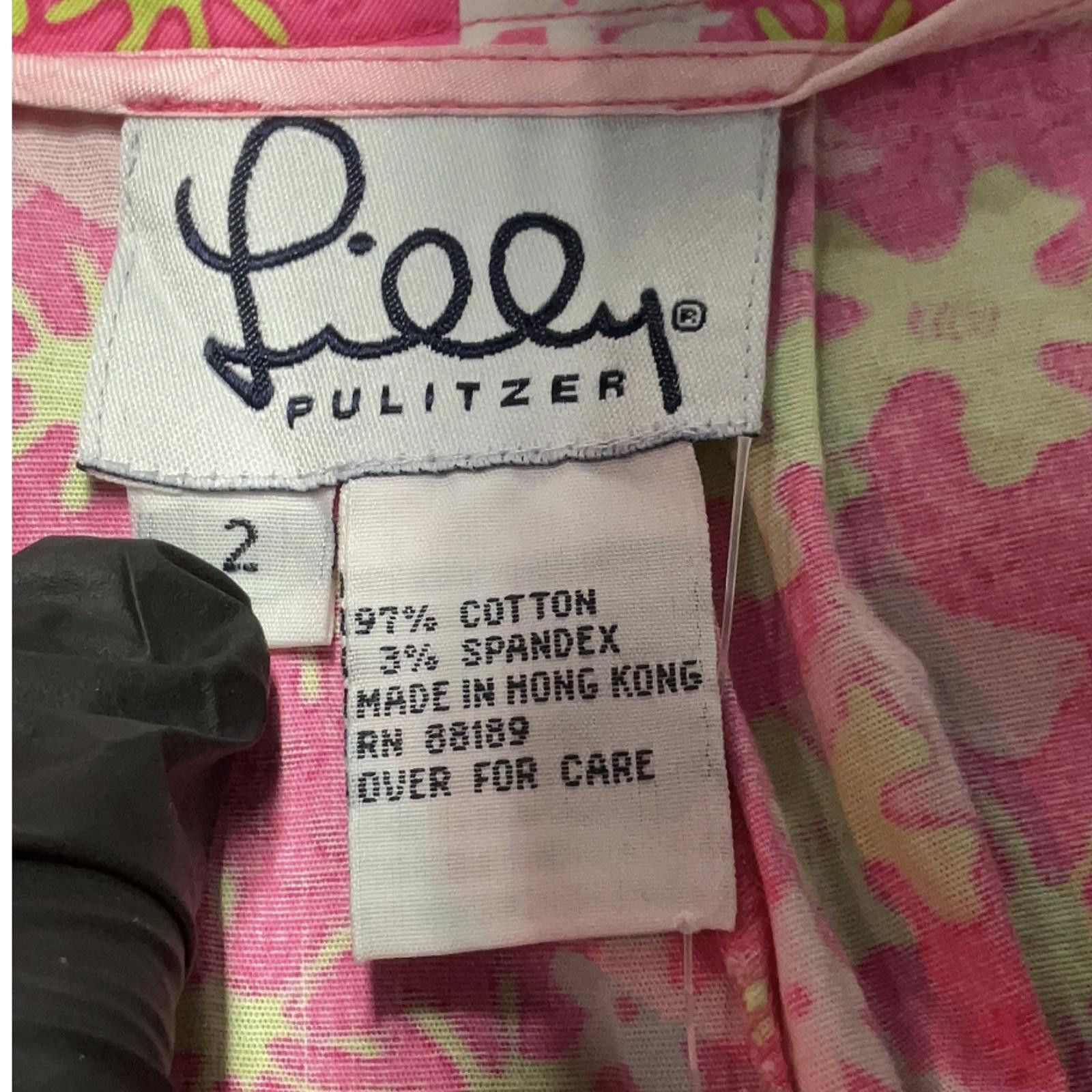 Other Lilly Pulitzer Floral Print Pink Shorts Size 2 Size 26" / US 2 / IT 38 - 3 Thumbnail