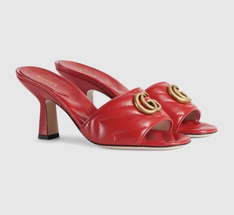 Gucci Gucci Women Marmont Sandal Size US 5 / IT 35 - 3 Thumbnail