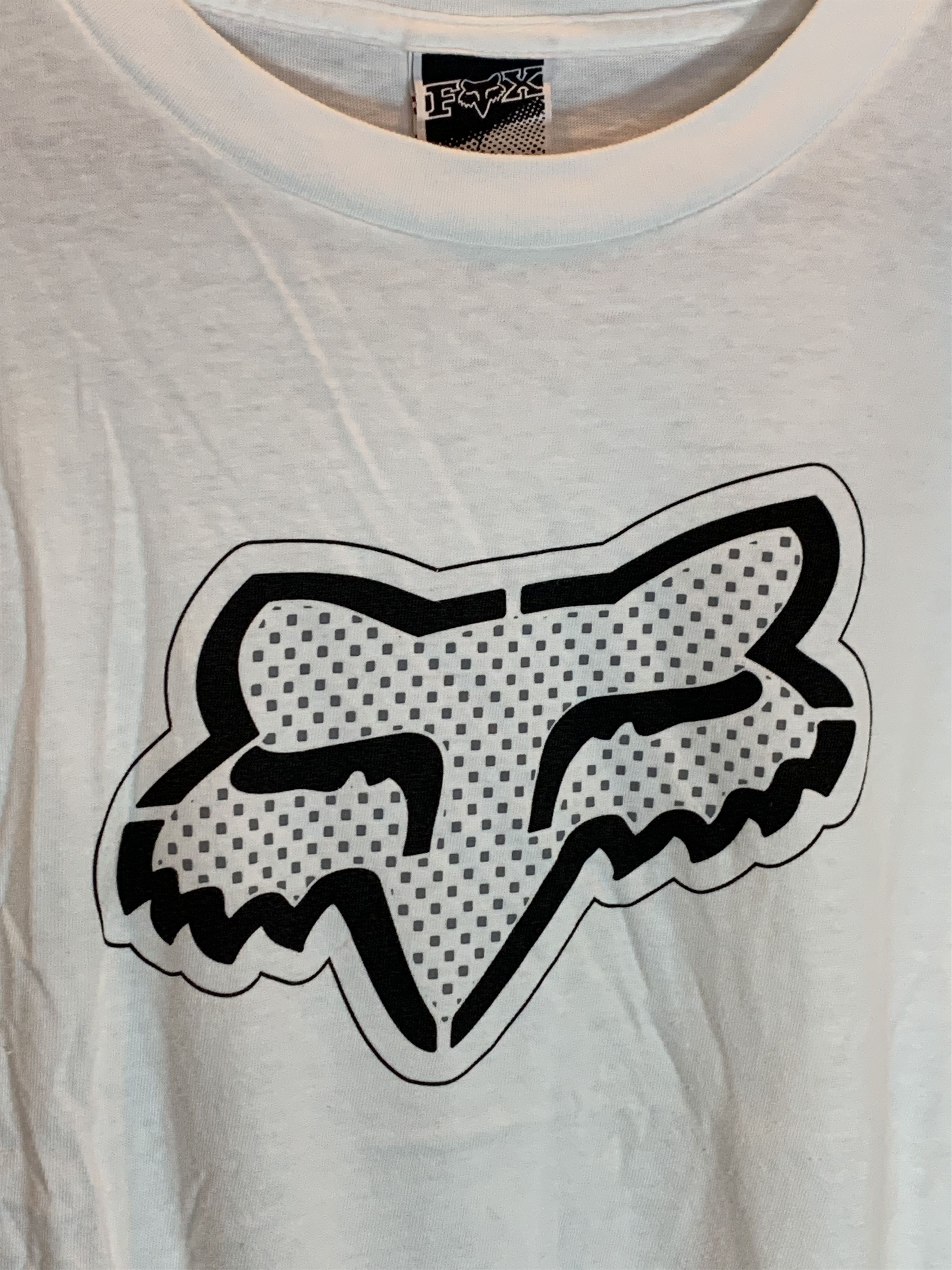 Fox Racing *RARE* Vintage Fox Racing Head Logo Moto Biker T-Shirt Size US L / EU 52-54 / 3 - 2 Thumbnail