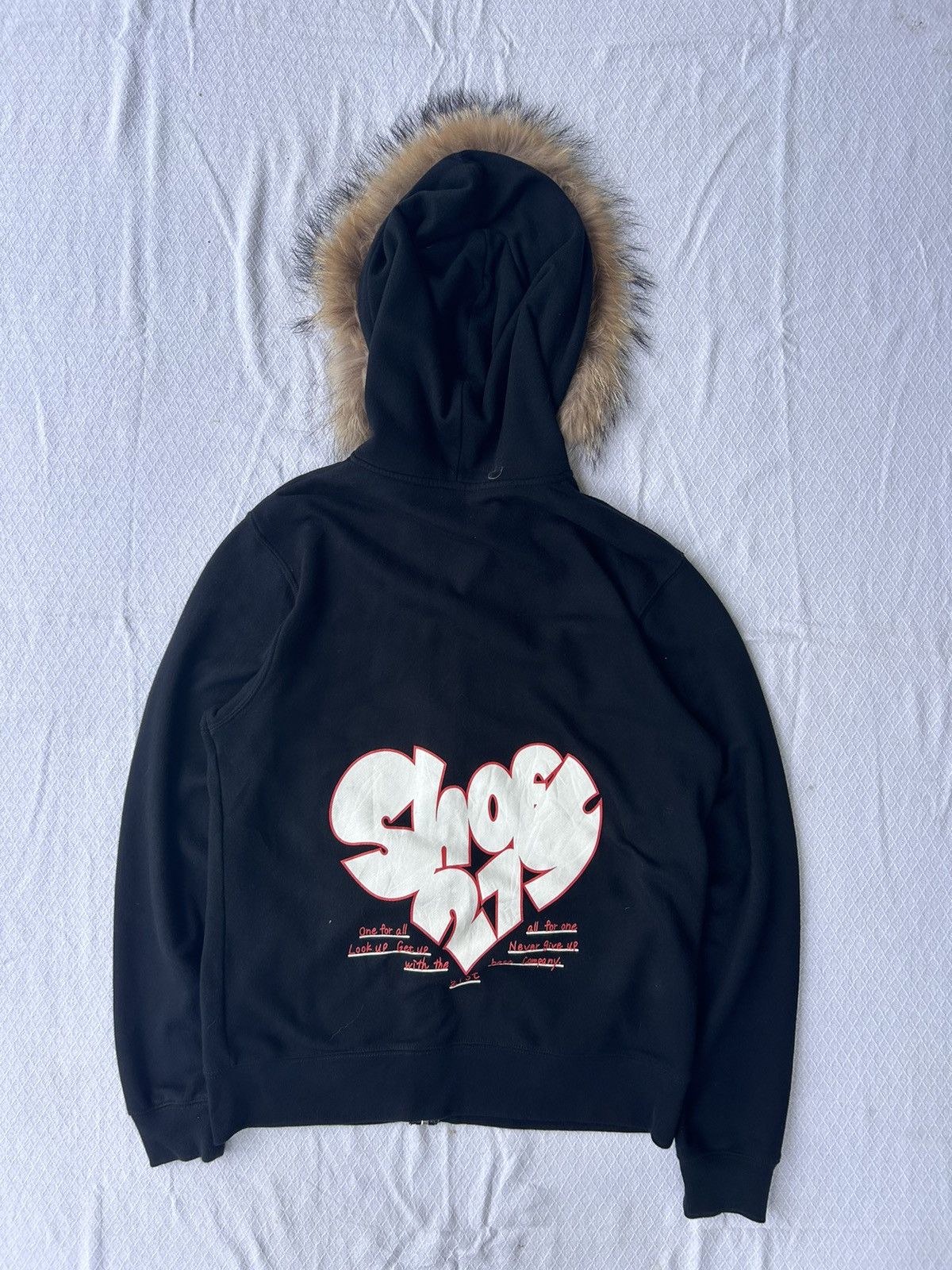 Japanese Brand Faux fur zip hoodie style Ifsixwasnine lgb Size US L / EU 52-54 / 3 - 2 Thumbnail
