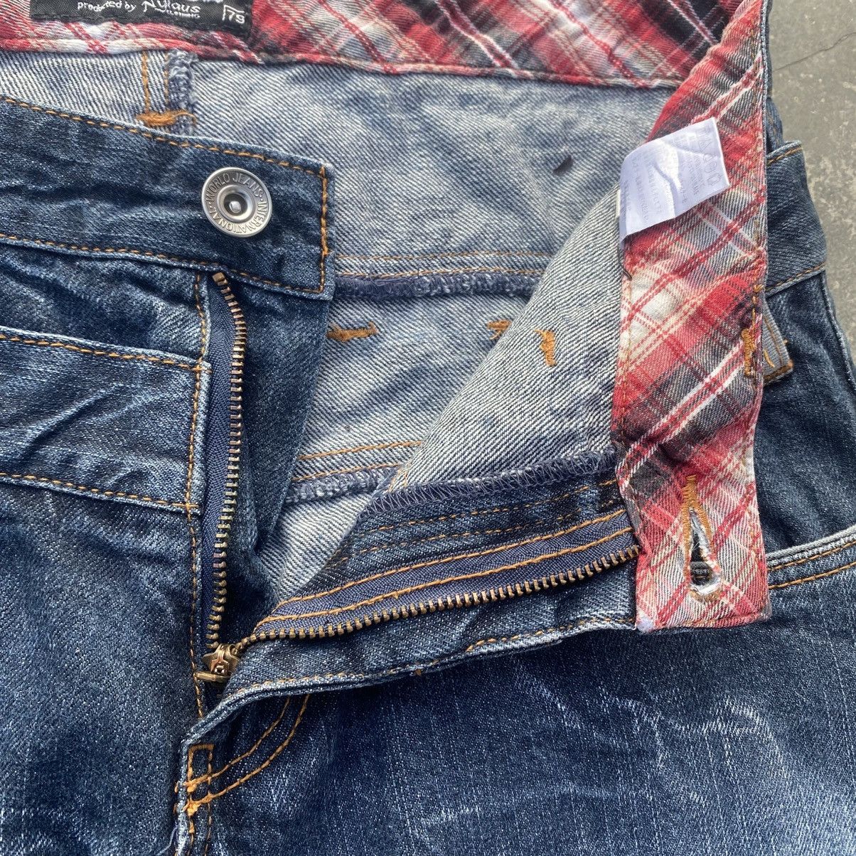 Japanese Brand × Vintage Nylaus Double Waist Claw Mark Jeans Size US 29 - 4 Thumbnail