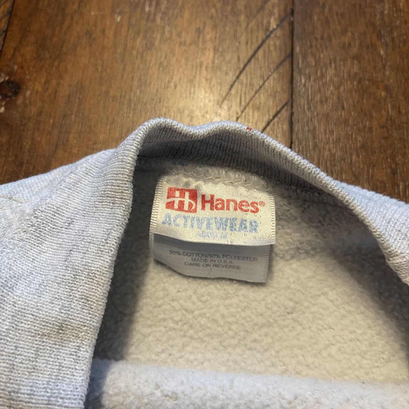 Hanes Vintage Union New Jersey Sweatshirt M Hanes Crewneck 90s USA Size US M / EU 48-50 / 2 - 6 Thumbnail
