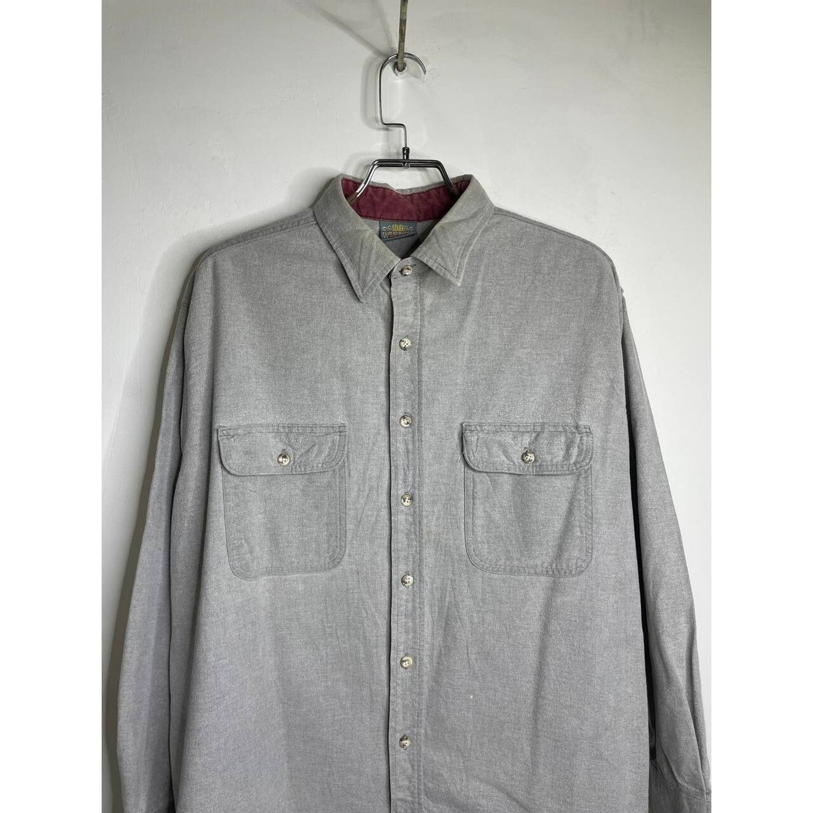 Flannel Vintage Ozark Wilderness Outfitters Work Shirt Button Up XL Size US XL / EU 56 / 4 - 3 Thumbnail