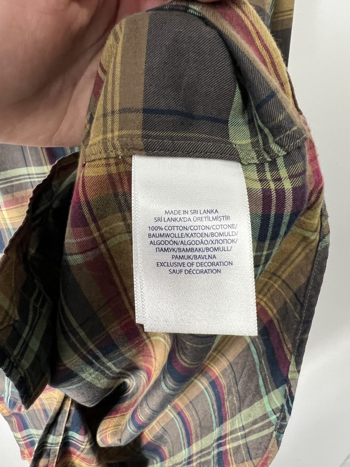 Polo Ralph Lauren Vintage streetwear y2k Polo Ralph Lauren Plaid button shirt Size US XL / EU 56 / 4 - 7 Thumbnail