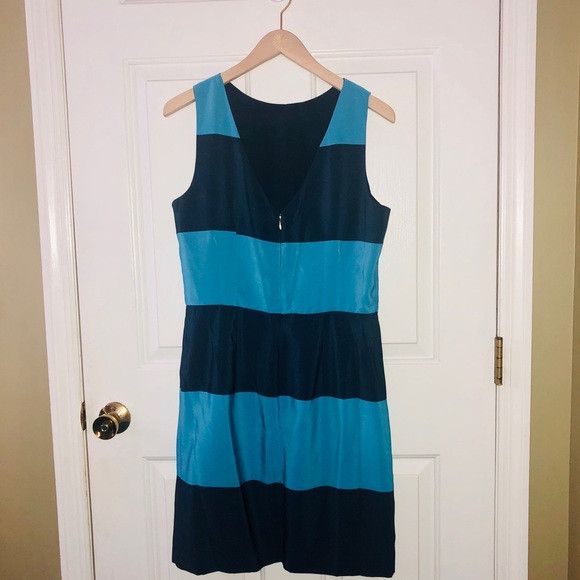 Tommy Hilfiger Tommy Hilfiger Colorblock Dress Size L / US 10 / IT 46 - 4 Thumbnail