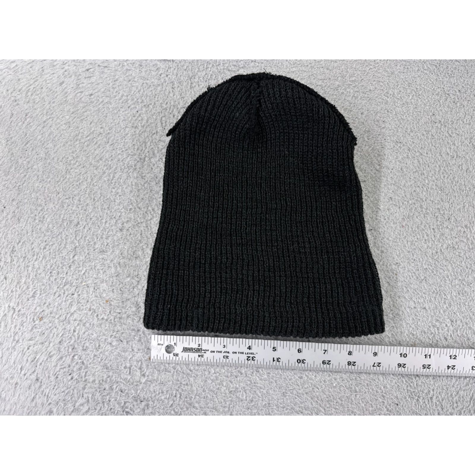Vintage KB ETHOS Beanie Adult One Size Black Knit 100% Acrylic Ski Snowboard Hat Beanie Men Winter - Logo Theme Lightweight Knit Hat Size ONE SIZE - 4 Thumbnail