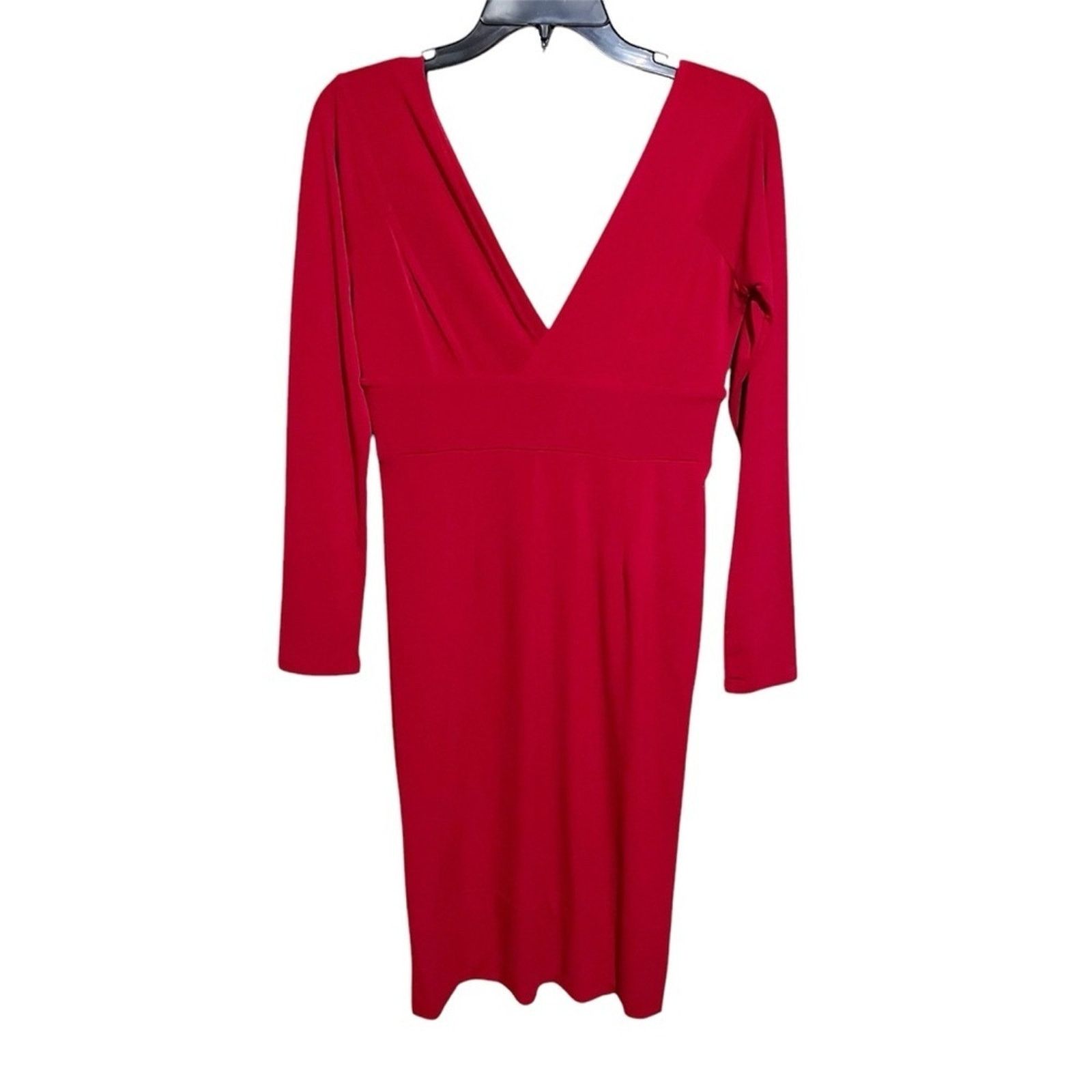 Other Moda International women's dress red size M Stretch Bodycon Size M / US 6-8 / IT 42-44 - 1 Thumbnail
