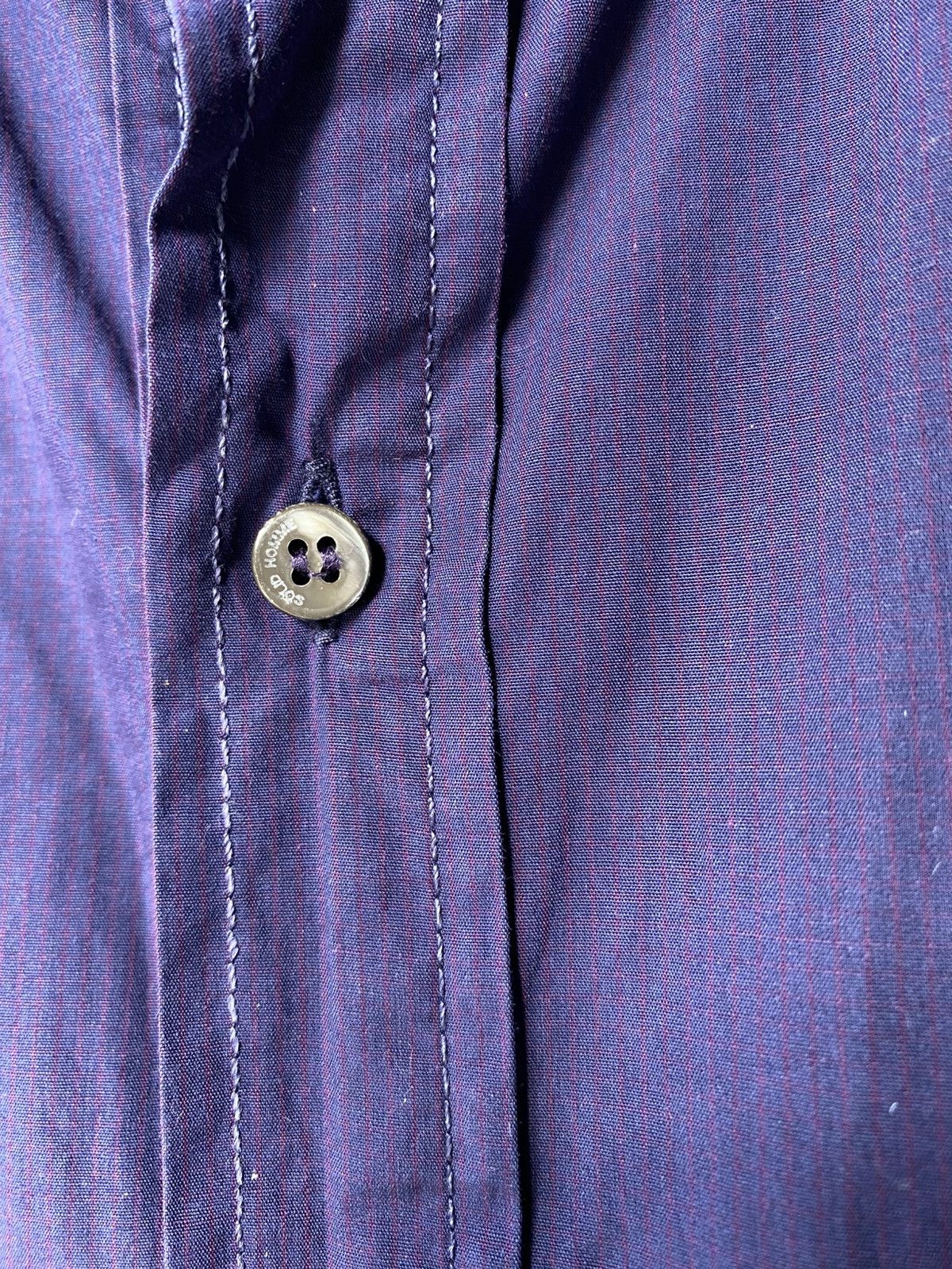 Solid Homme × Wooyoungmi SOLID HOMME Blue Long-Sleeve Shirt Size US M / EU 48-50 / 2 - 18 Thumbnail