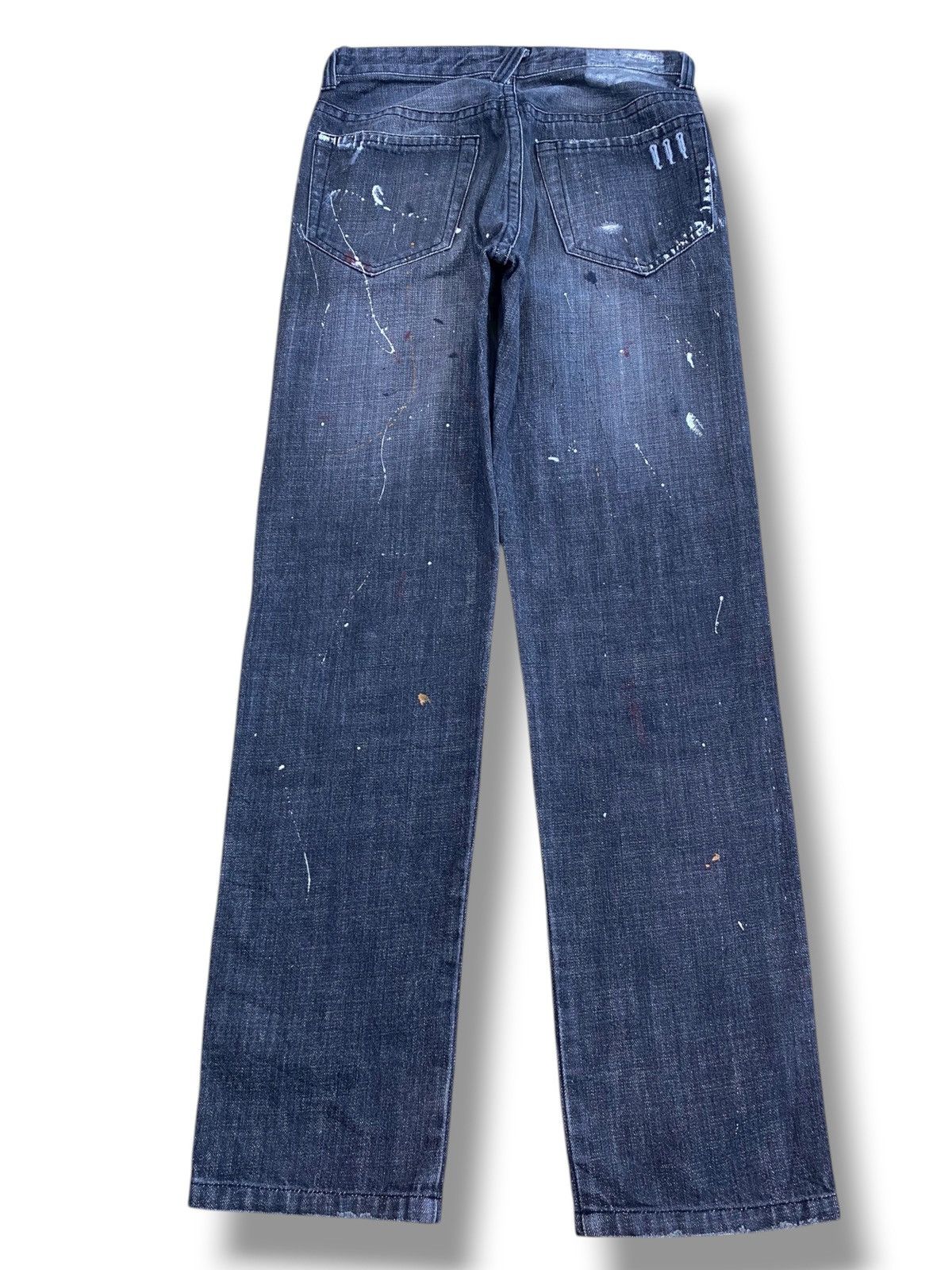Japanese Brand Japanese Brand Splatter Paint Style Loose Jeans Size US 28 / EU 44 - 3 Thumbnail