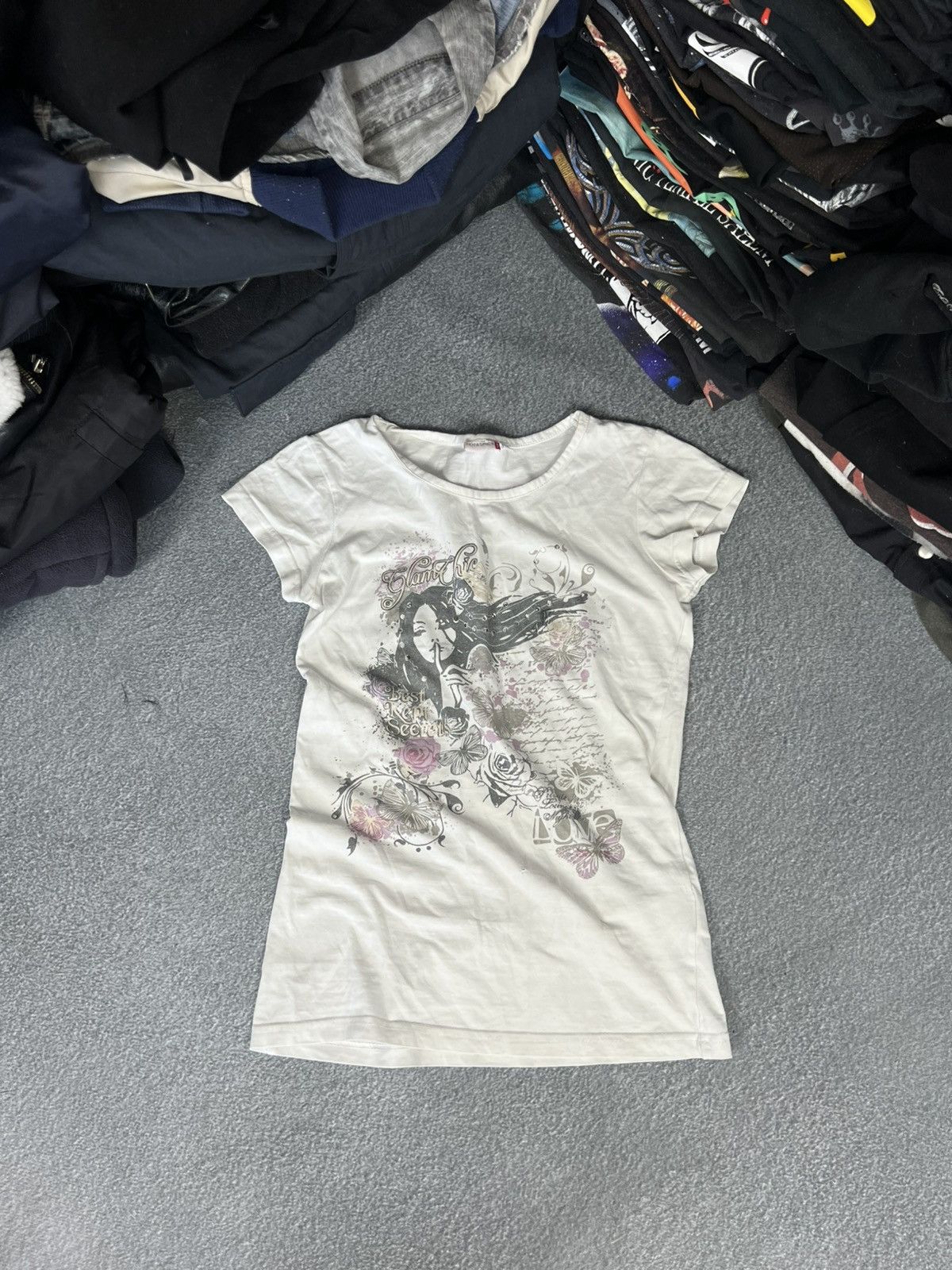 Japanese Brand Girl Y2K Hysteric Glamour Style T Shirt Tank Top Cop Copine Size S / US 4 / IT 40 - 1 Thumbnail