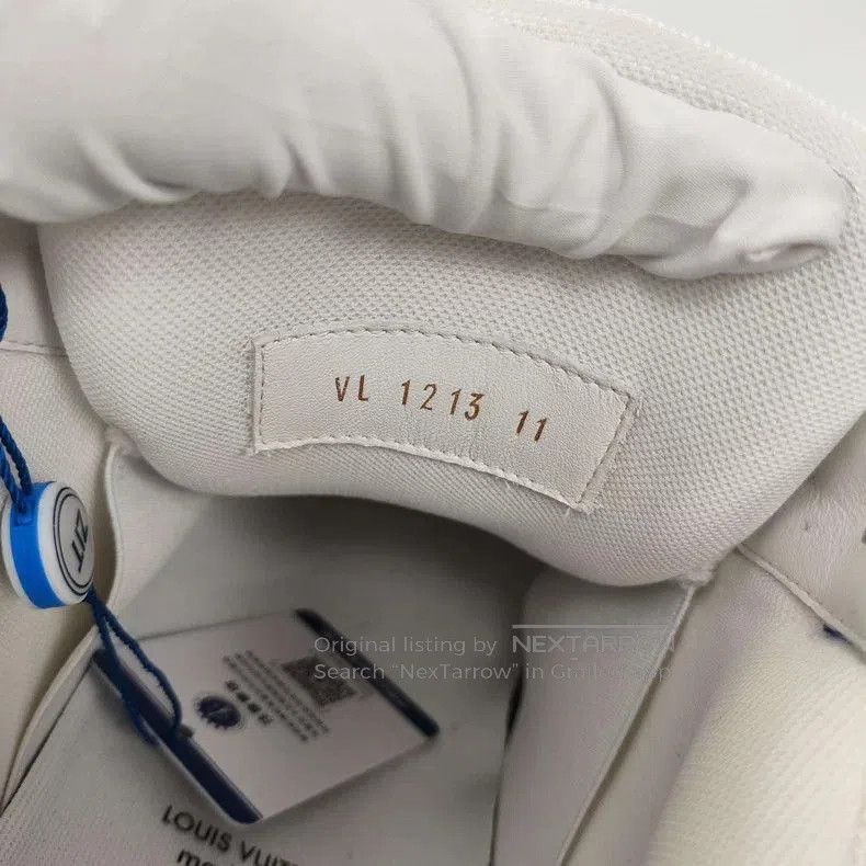 Louis Vuitton LV Blue Lowtop Sneakers Size 11. Size US 11 / EU 44 - 7 Thumbnail