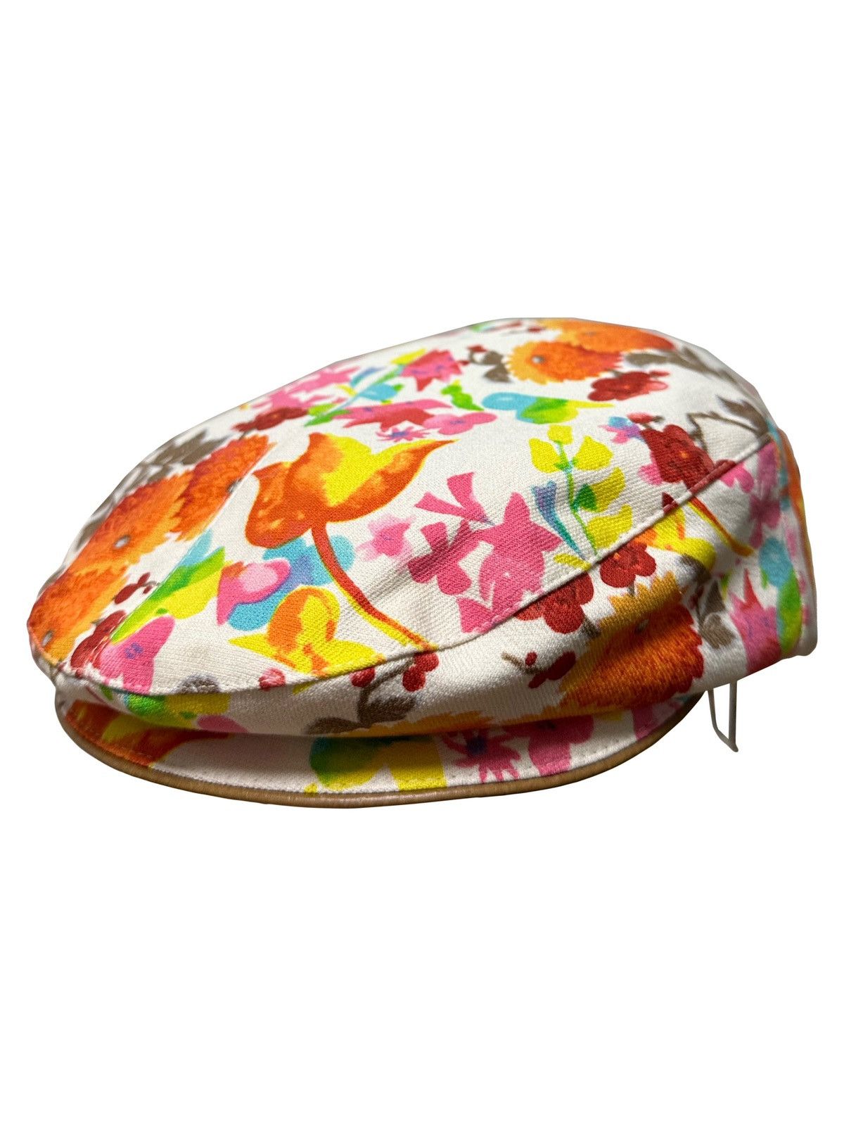 image of Christian Dior Spring Summer 2004 Floral Print Casquette, Women's