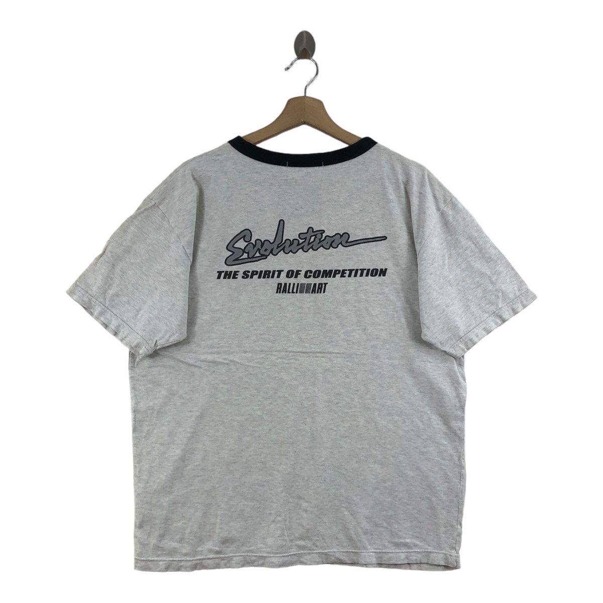 Vintage Vintage 90s Lancer Evolution RALLI ART T-Shirt Racing Team Size US XL / EU 56 / 4 - 4 Thumbnail