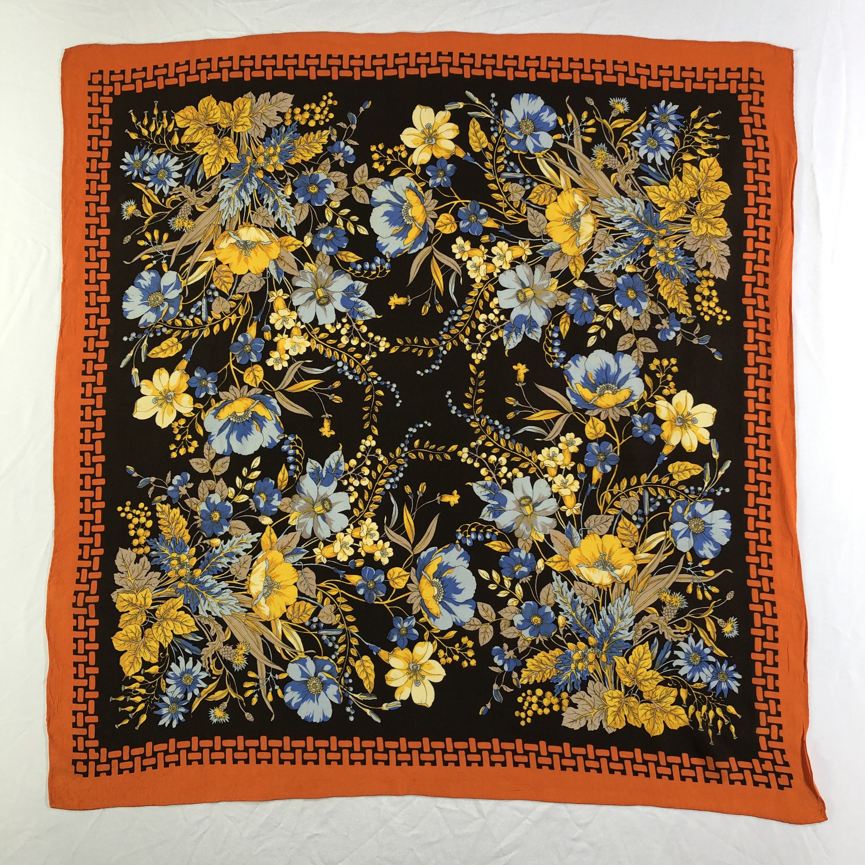 Vintage Vintage Silk Scarf Size ONE SIZE - 2 Thumbnail