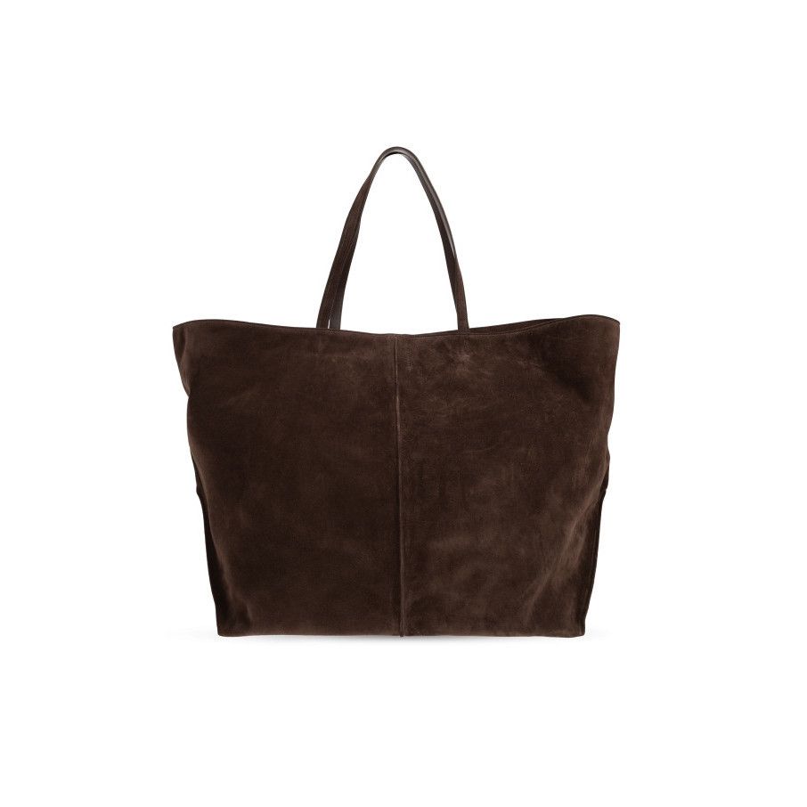 Jil Sander Brown Suede Tote Bag, Women's