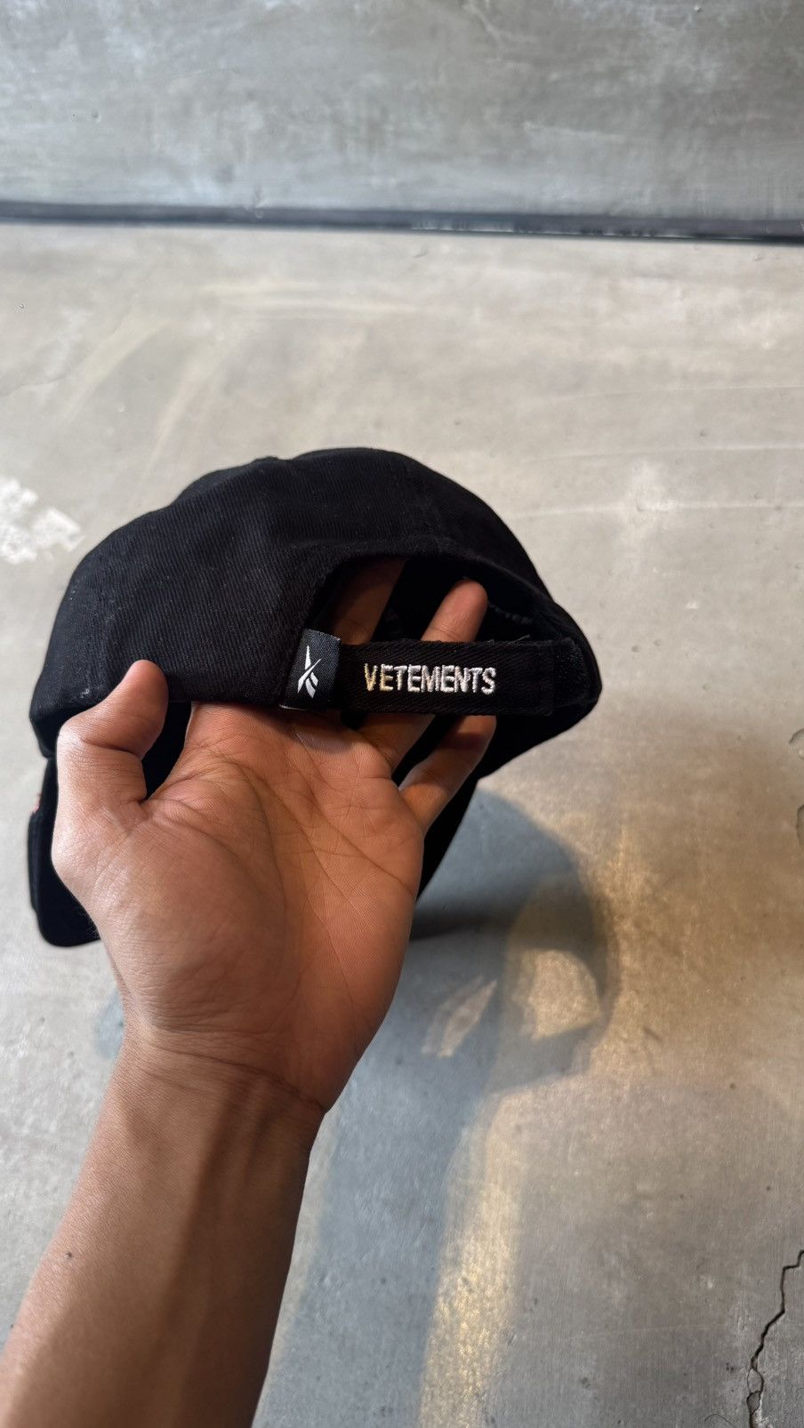 Vetemens x Reebok Flames Cap