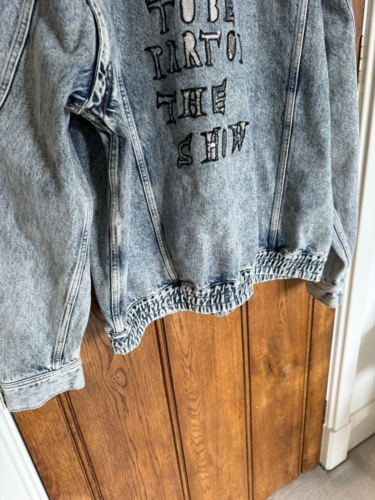 Celine Celine SS22 sequin so happy zip denim jacket vest Hedi rare Size US XL / EU 56 / 4 - 20 Thumbnail
