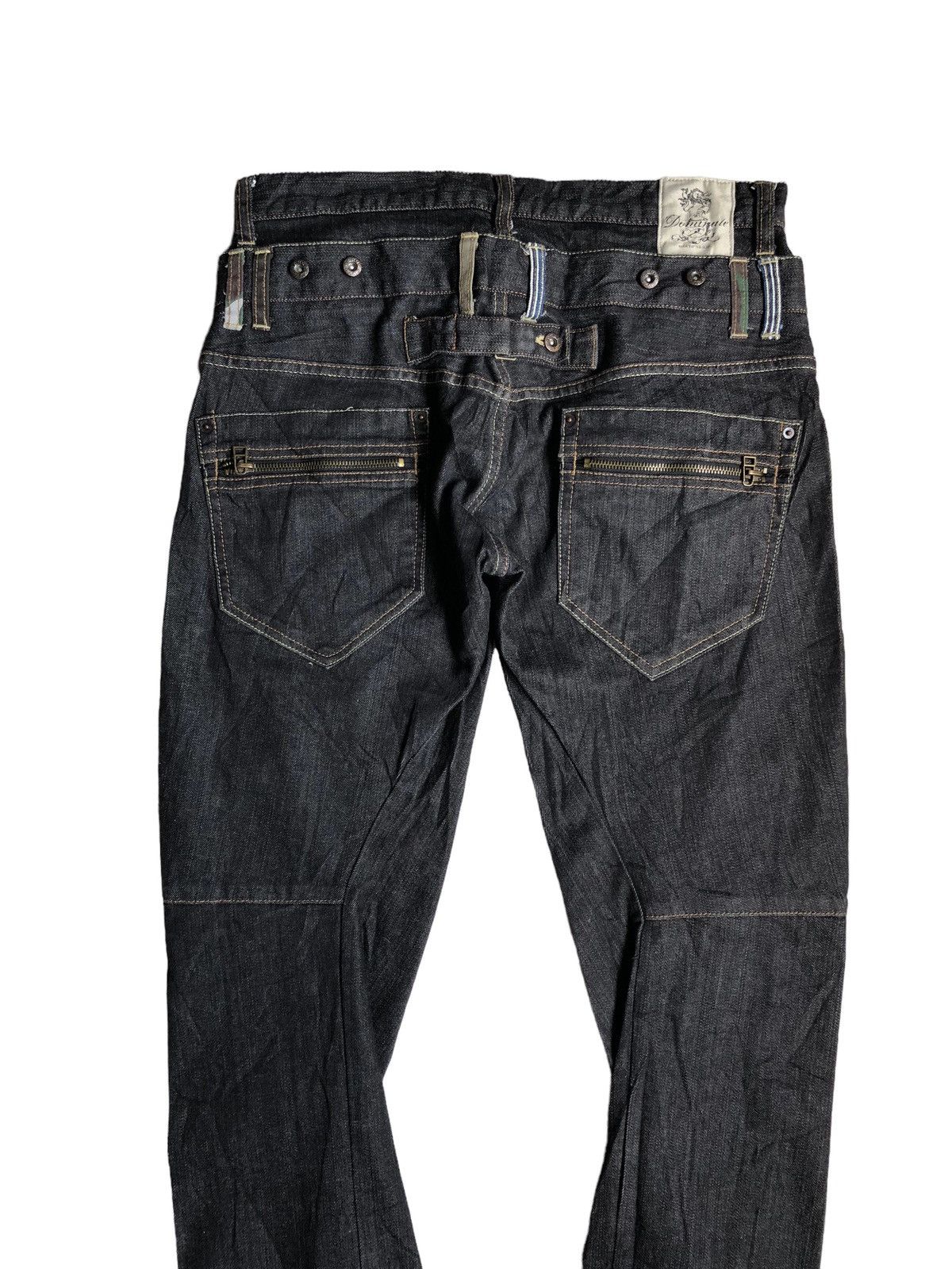 If Six Was Nine Japanese Brand Dominate Double Waist Jeans Size US 32 / EU 48 - 8 Thumbnail