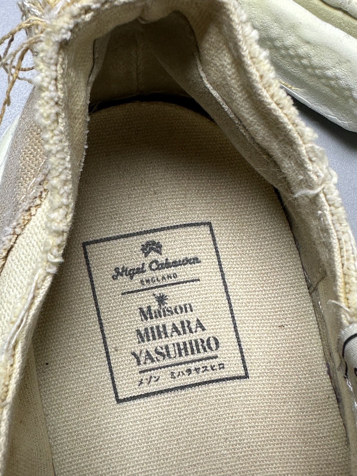 Maison MIHARA YASUHIRO × Nigel Cabourn MMY x Nigel Cabourn - Peterson Low OG Sole - Beige Size US 11 / EU 44 - 9 Thumbnail