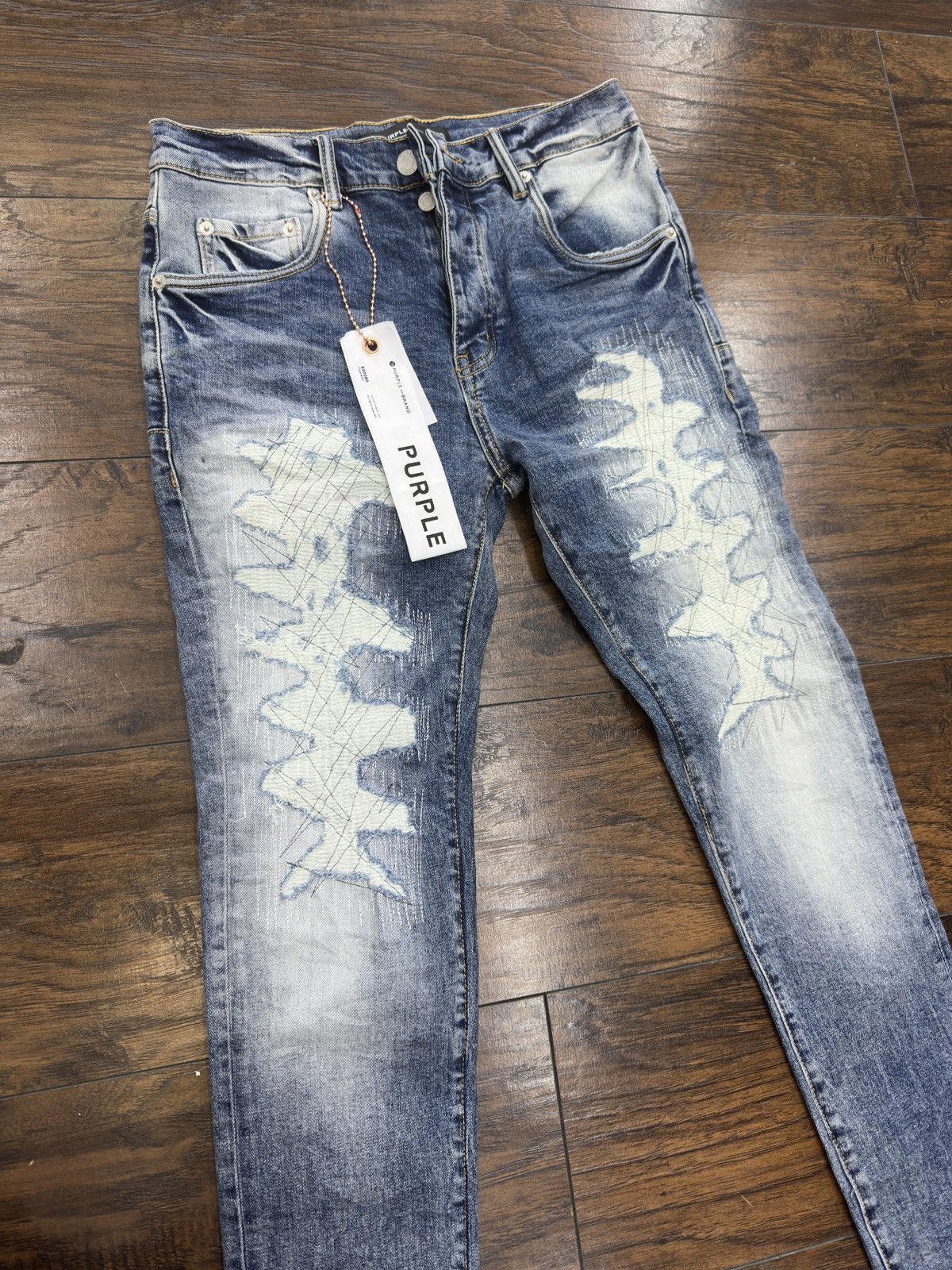 Purple Purple Jeans, Blue Size US 30 / EU 46 - 4 Thumbnail