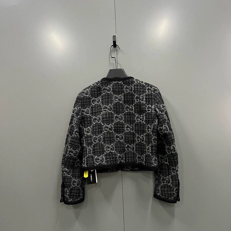 Gucci Gucci 24ss new denim full-print wool tweed jacket Size M / US 6-8 / IT 42-44 - 2 Thumbnail