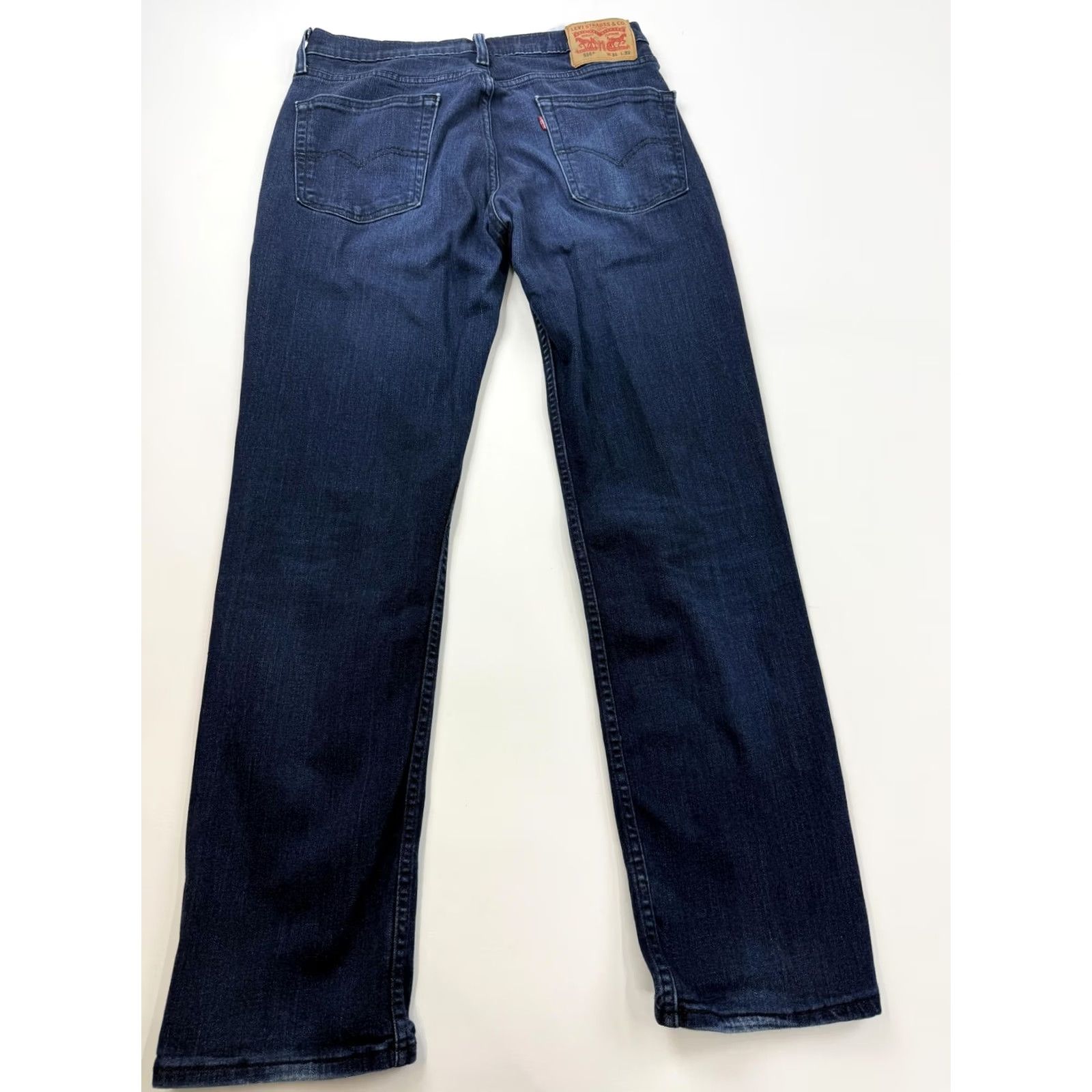 Levi's Levi's 514 Jeans Mens 30x30 Blue Medium Wash Straight Leg Stretch Denim Pants Size US 30 / EU 46 - 7 Thumbnail