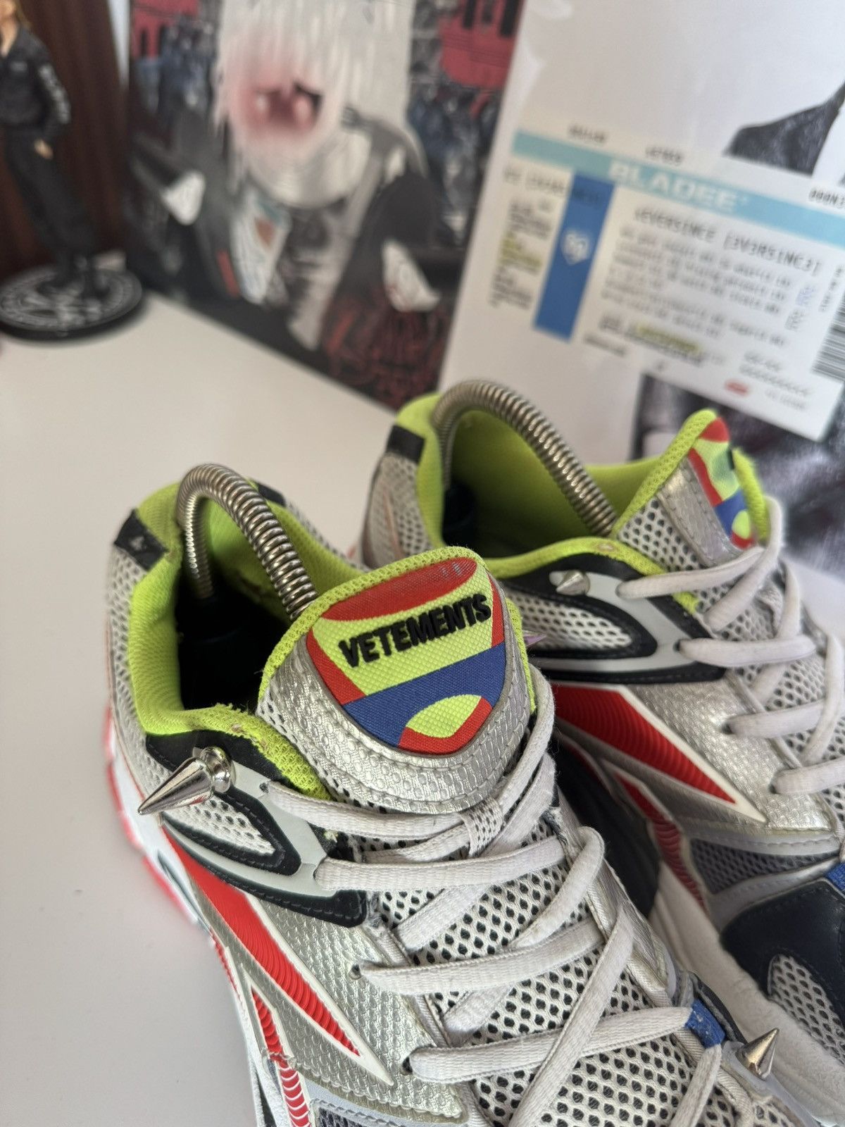Vetements Vetements x Reebok Spike Runner 200 Sneakers Archive Luxury Size US 8.5 / EU 41-42 - 5 Thumbnail