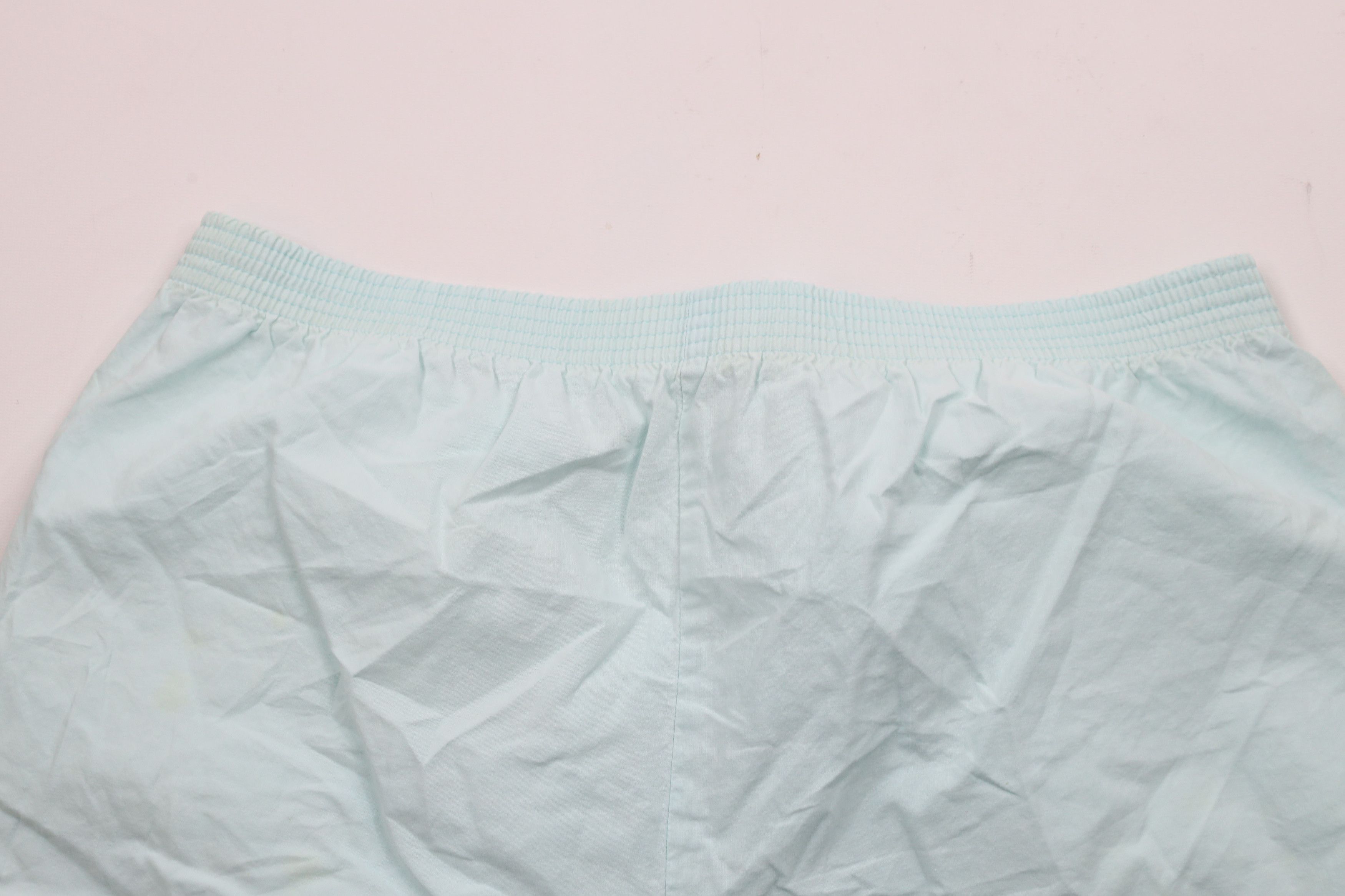 Vintage Vintage 90s Streetwear Tie Front Bermuda Shorts Light Blue Size 38" / US 16 / IT 52 - 8 Thumbnail