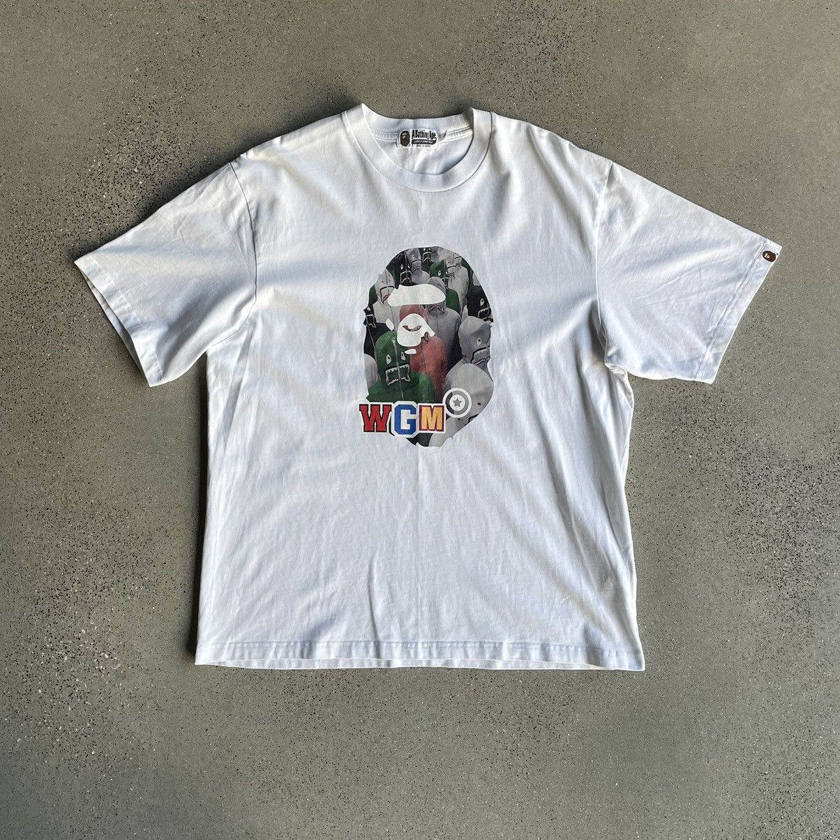 Bape Bape Shark Hoodie WGM Ape Head Tee Size US M / EU 48-50 / 2 - 1 Thumbnail