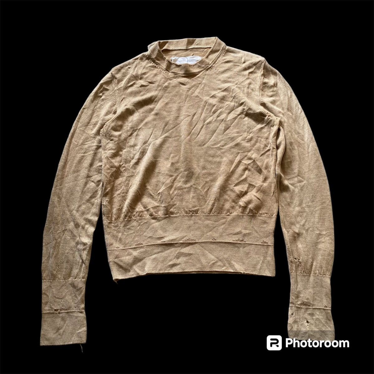 Maison Margiela margiela destroy sweater by miss deanne | Grailed