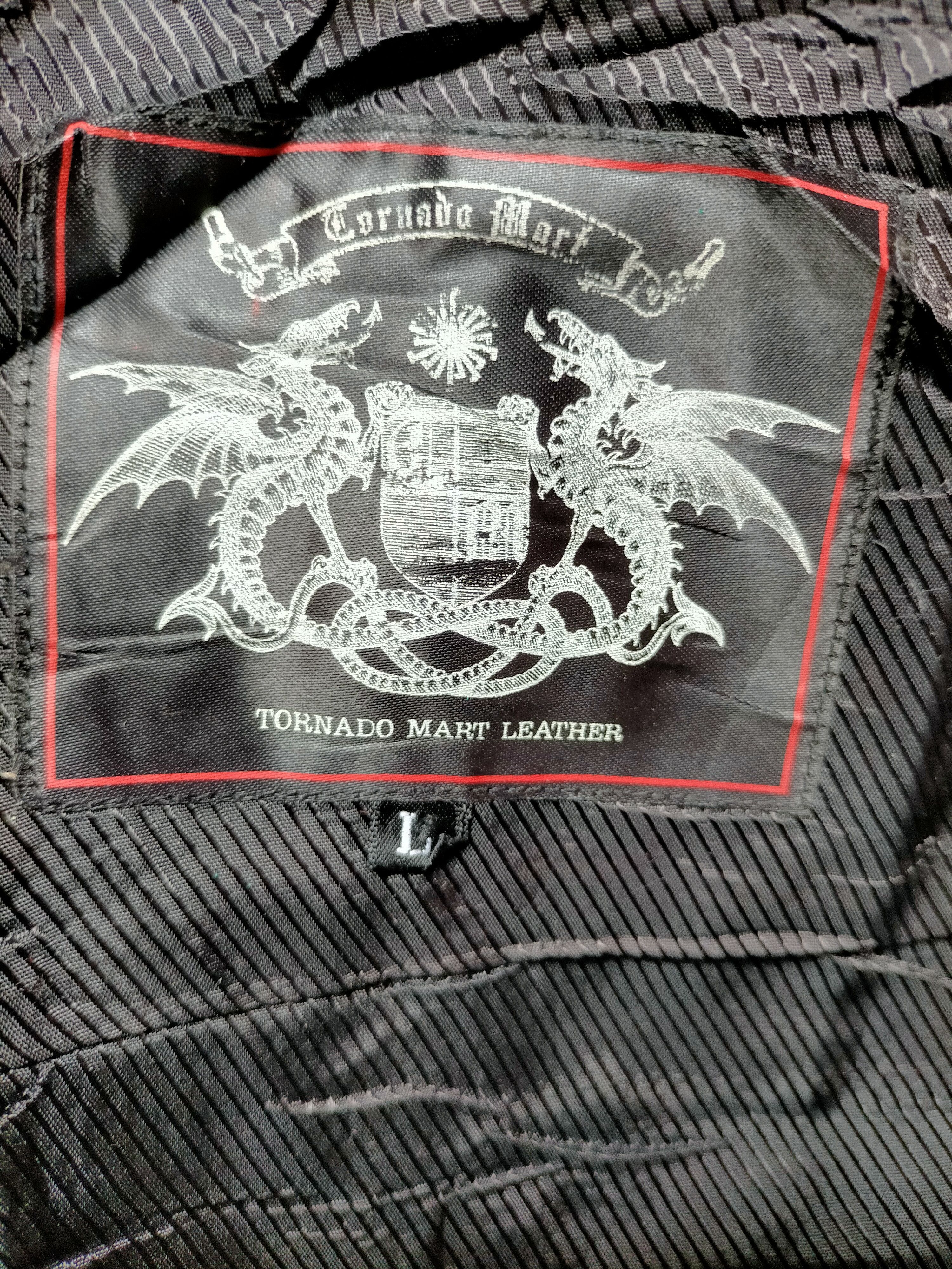 Tornado Mart Tornado Mart Japan Leather Rider Jacket Size US L / EU 52-54 / 3 - 21 Thumbnail