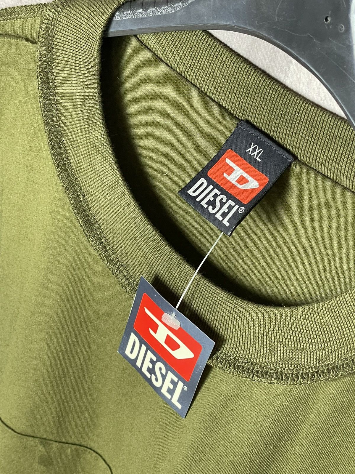Diesel × Vintage Vintage Y2K Diesel Printed Long Sleeve T-Shirt Center Logo Size US XL / EU 56 / 4 - 8 Thumbnail
