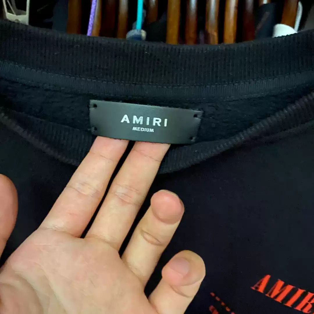 Amiri AMIRI 18AW Crewneck-2506 Size US M / EU 48-50 / 2 - 3 Thumbnail
